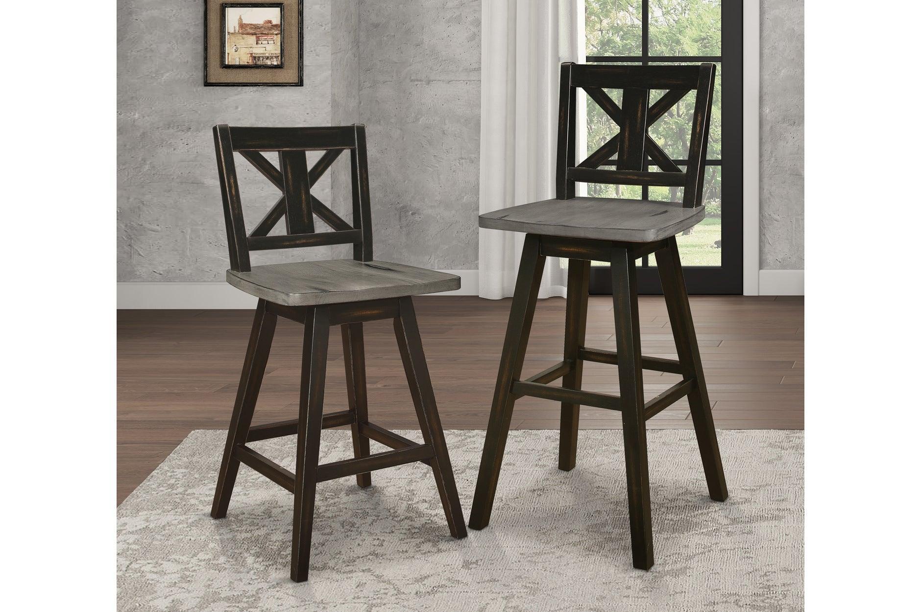 Amsonia Gray Rectangular Counter Height Set - Image 2