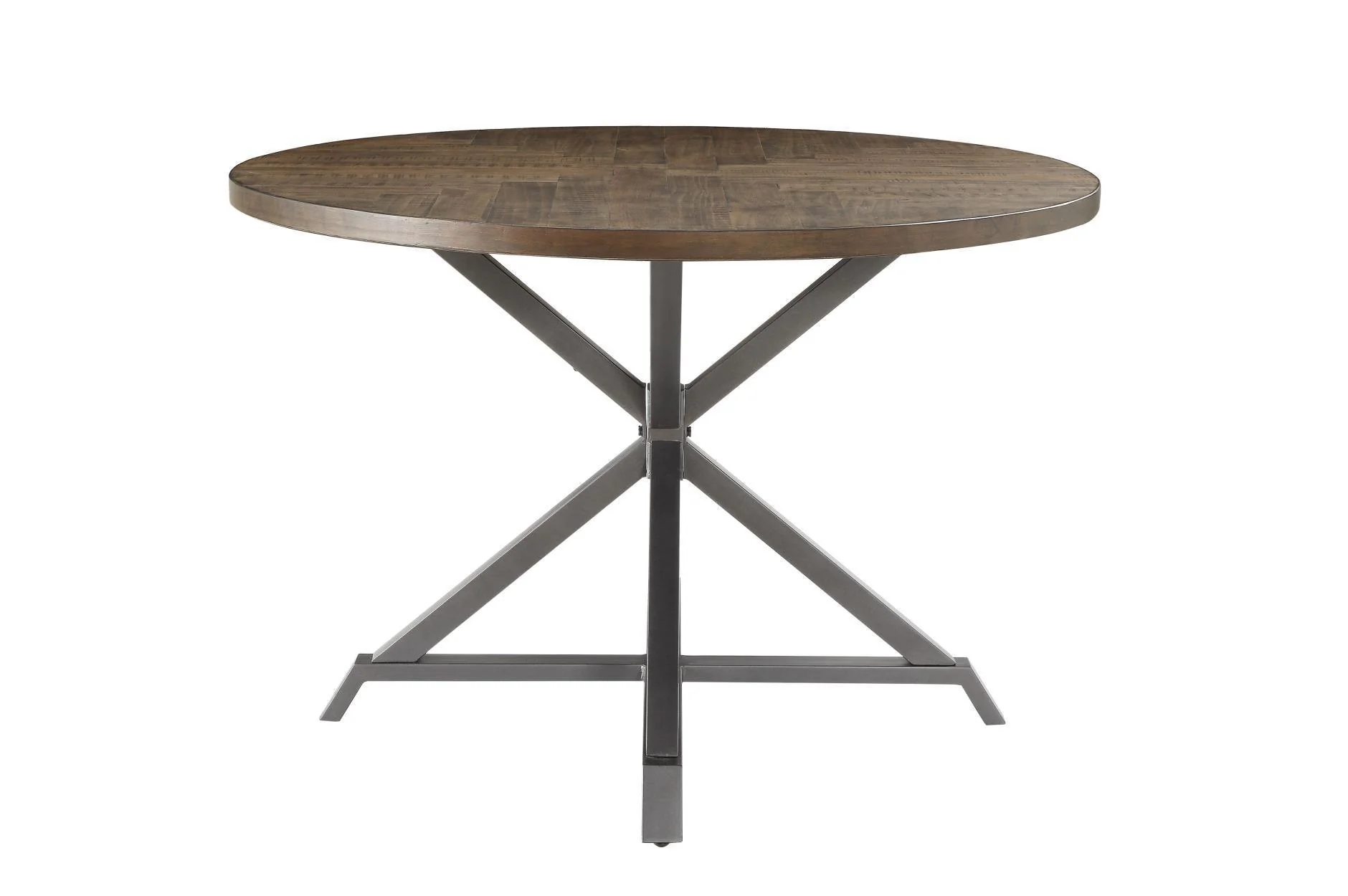 Fideo Faux Leather Round Dining Room Set - Image 2