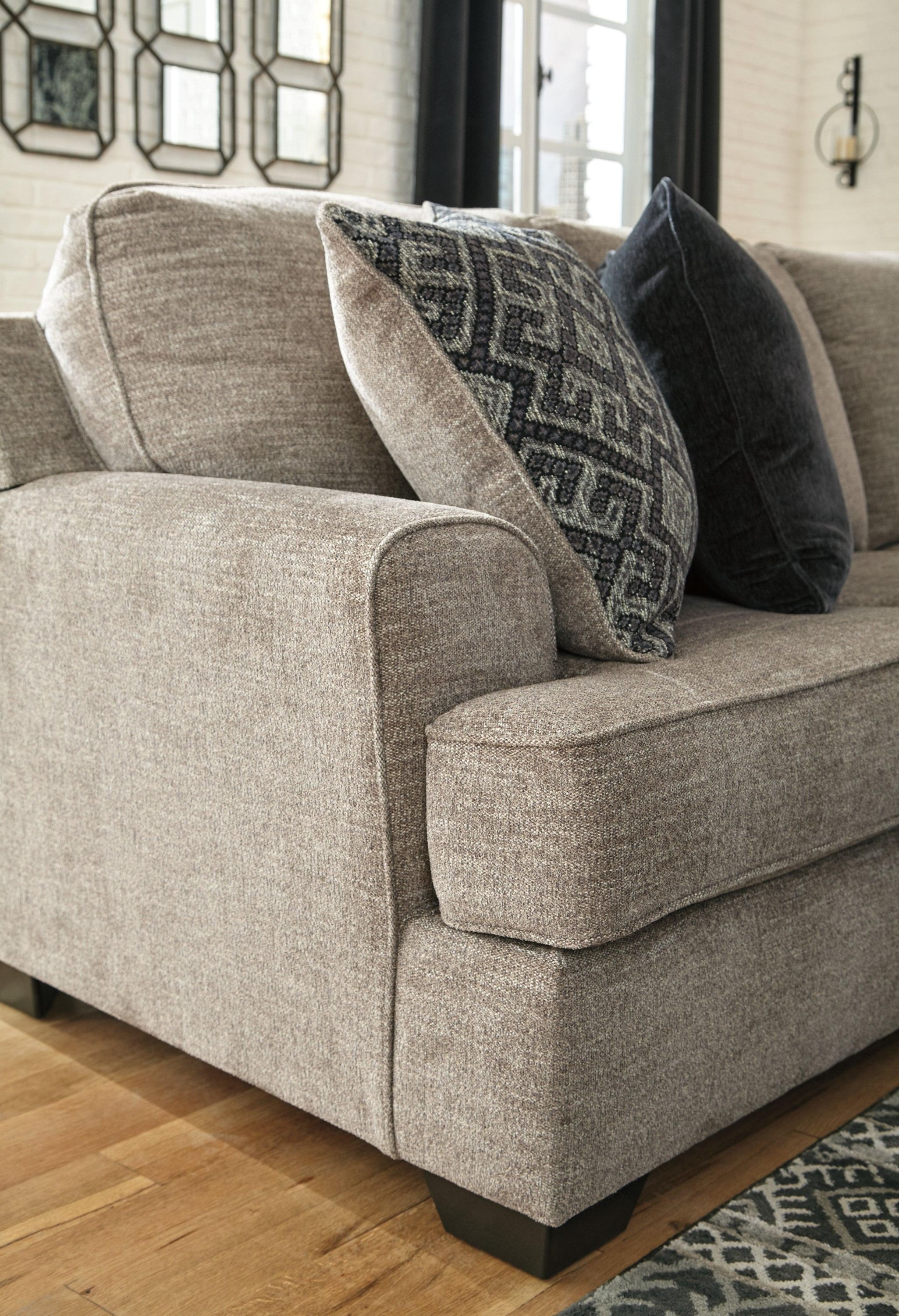 Bovarian Stone Chenille 3-Piece Sectional - Image 3