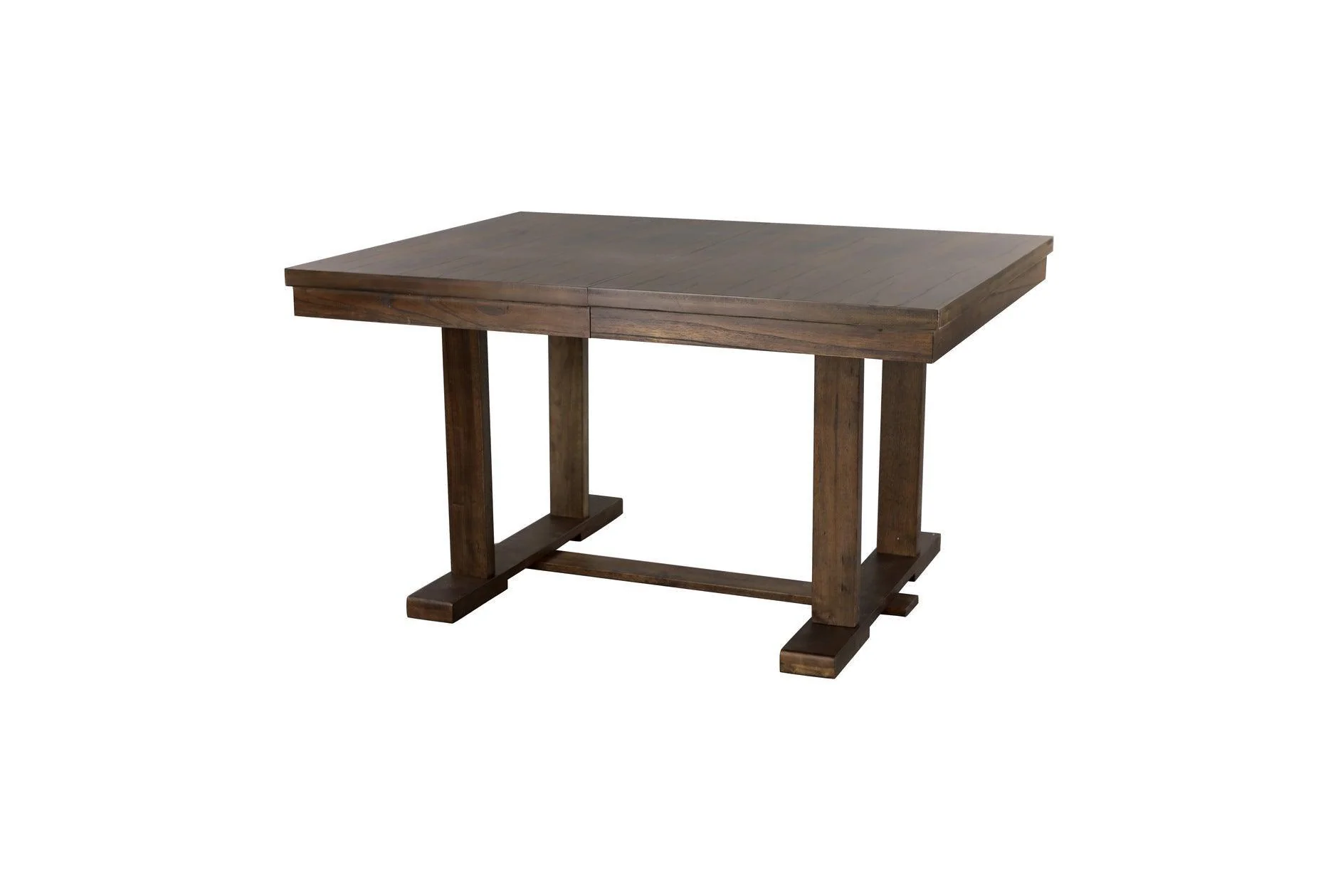 Wieland Brown Faux Leather Rectangular Dining Room Set - Image 3