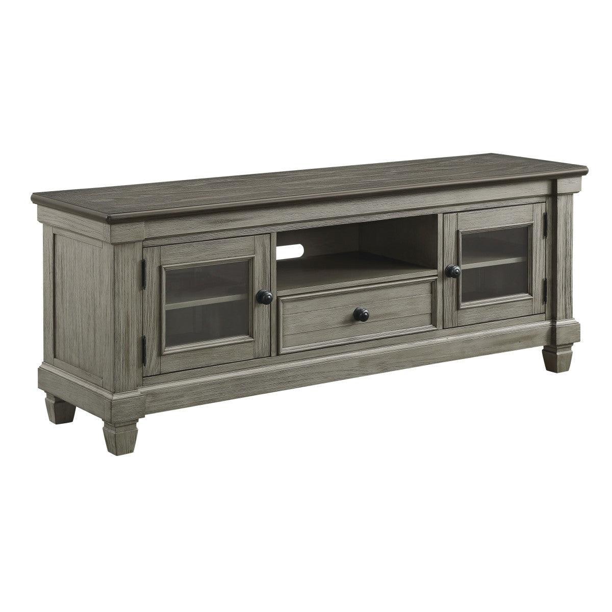 Granby Coffee Antique White Oak TV Stand - Image 2