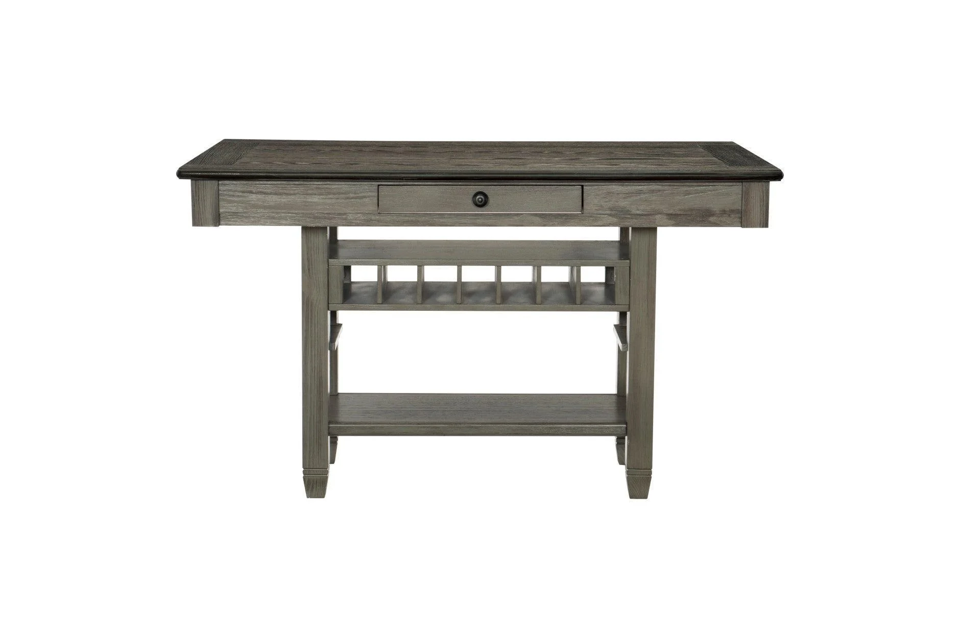 Granby Gray Fabric Rectangular Counter Height Set - Image 2