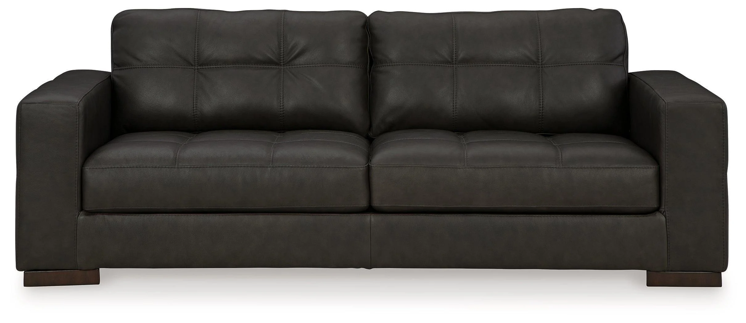 Luigi Thunder Leather Sofa - Image 2