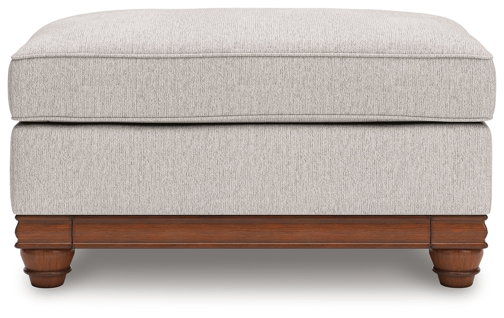 Clearbrooke Sandstone Chenille Ottoman - Image 2