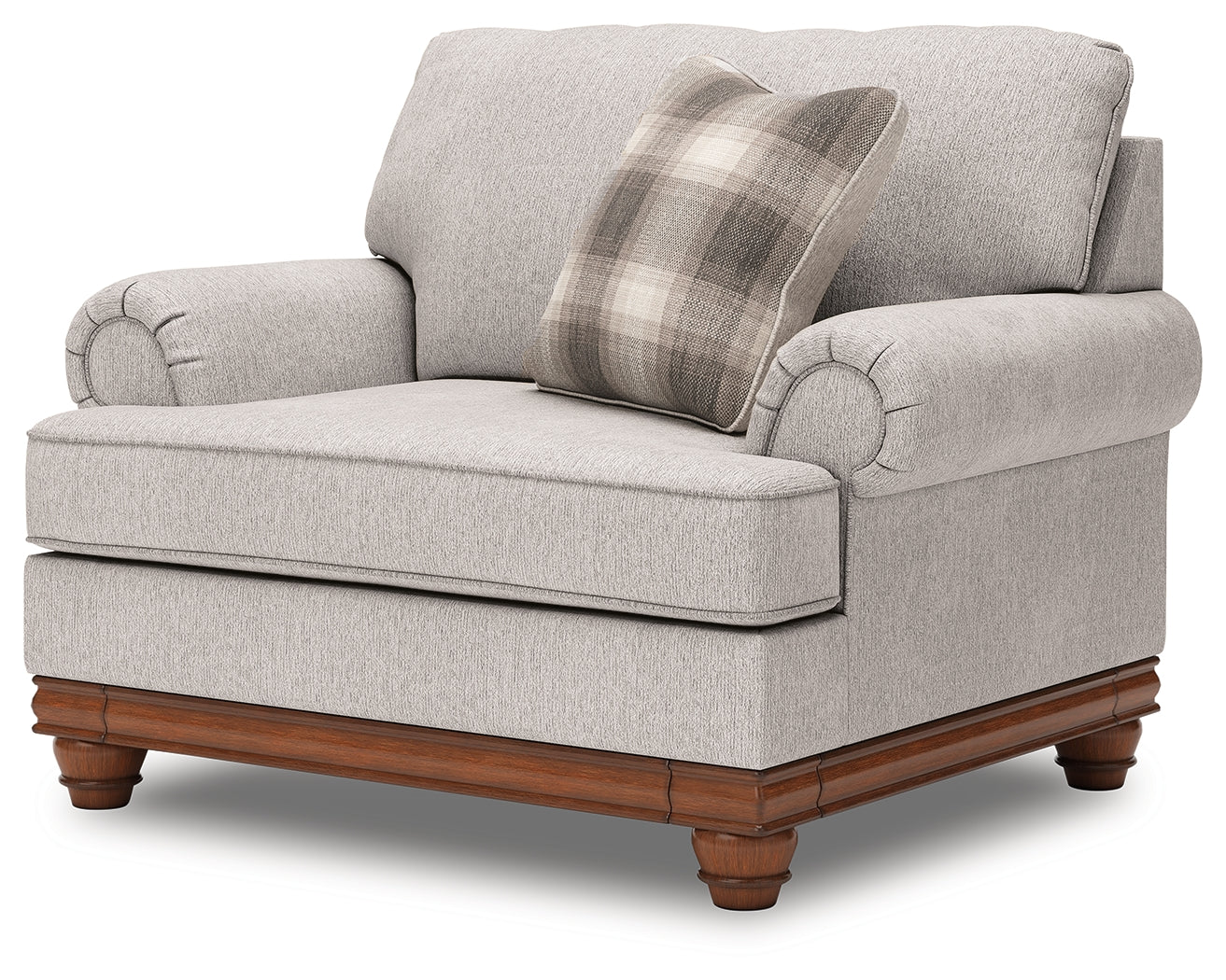 Clearbrooke Sandstone Chenille Oversized Chair - Image 1