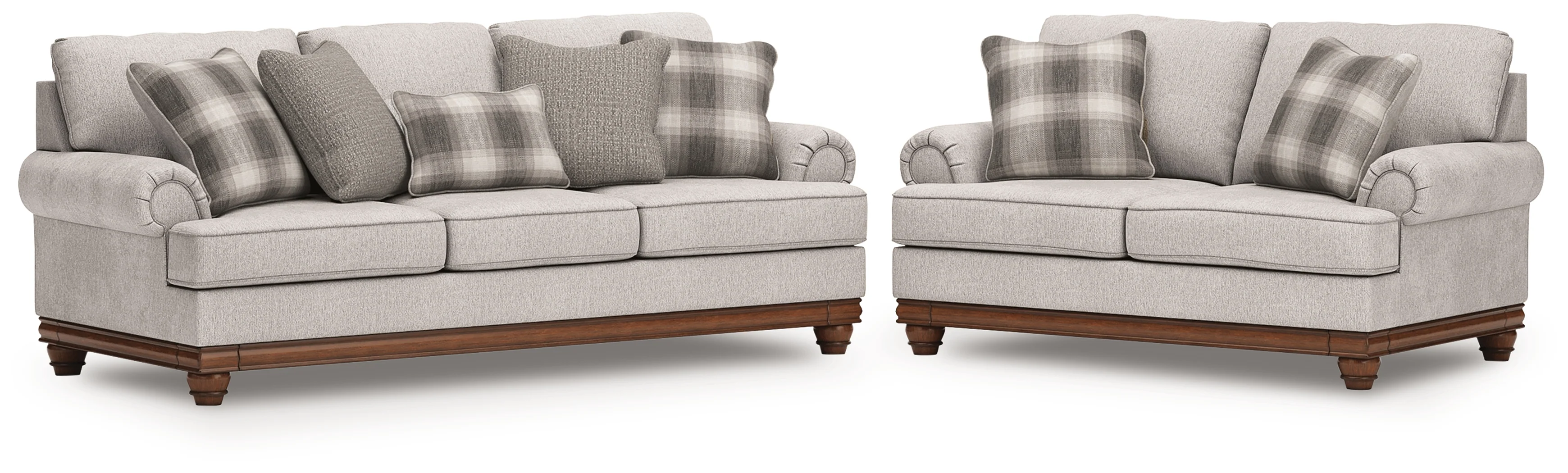 Clearbrooke Sandstone Sofa and Loveseat - Image 2