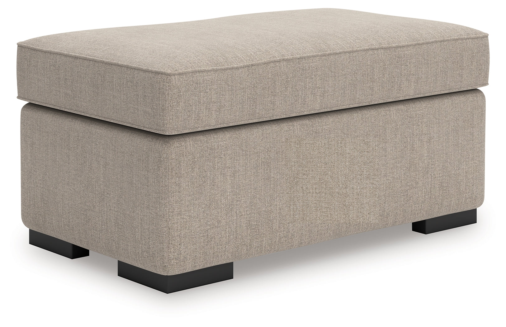 Sararose Heather Chenille Ottoman - Image 1