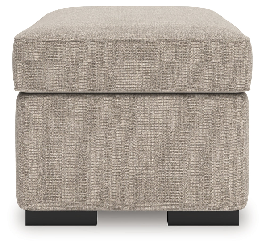 Sararose Heather Chenille Ottoman - Image 3