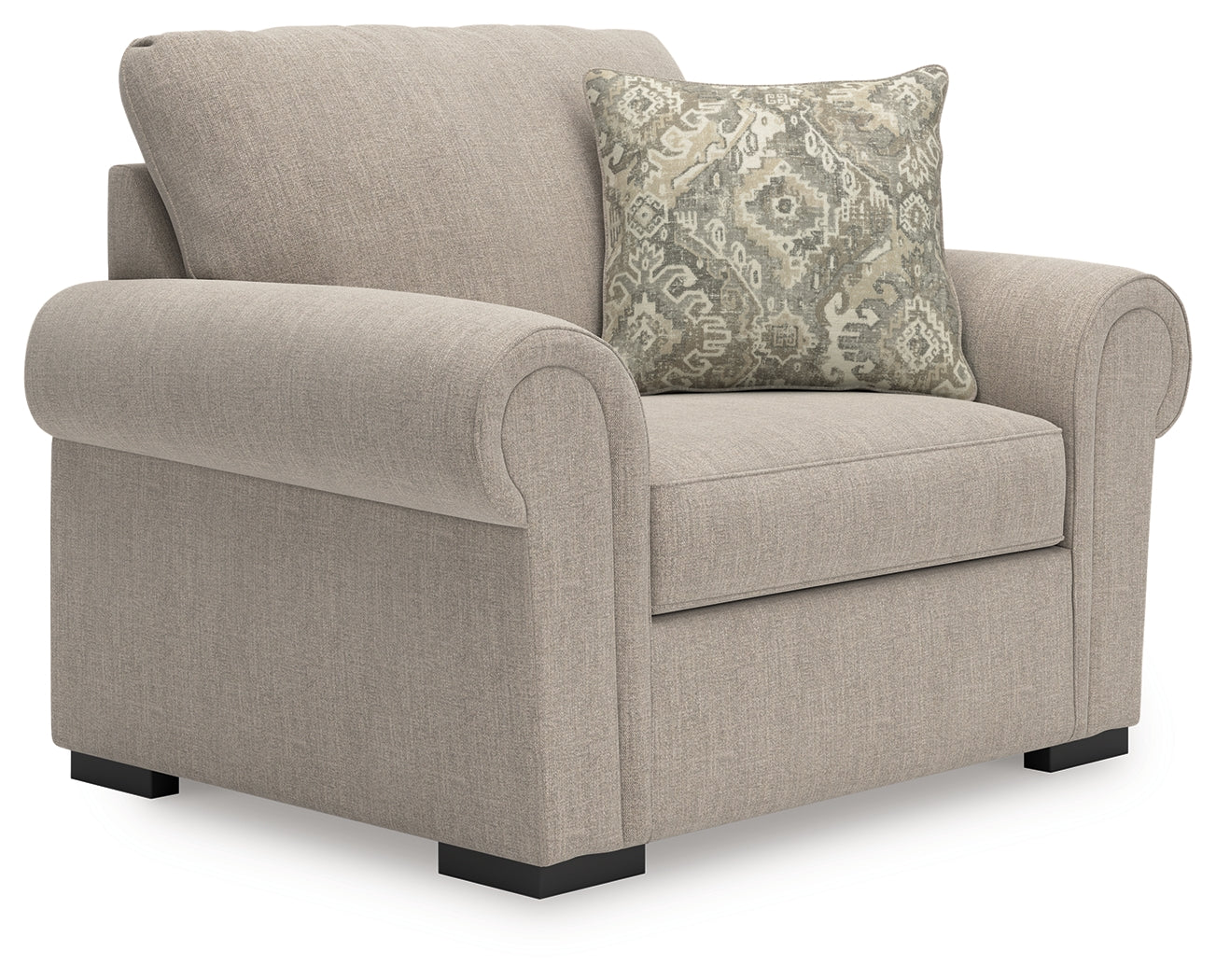 Sararose Heather Chenille Oversized Chair - Image 1