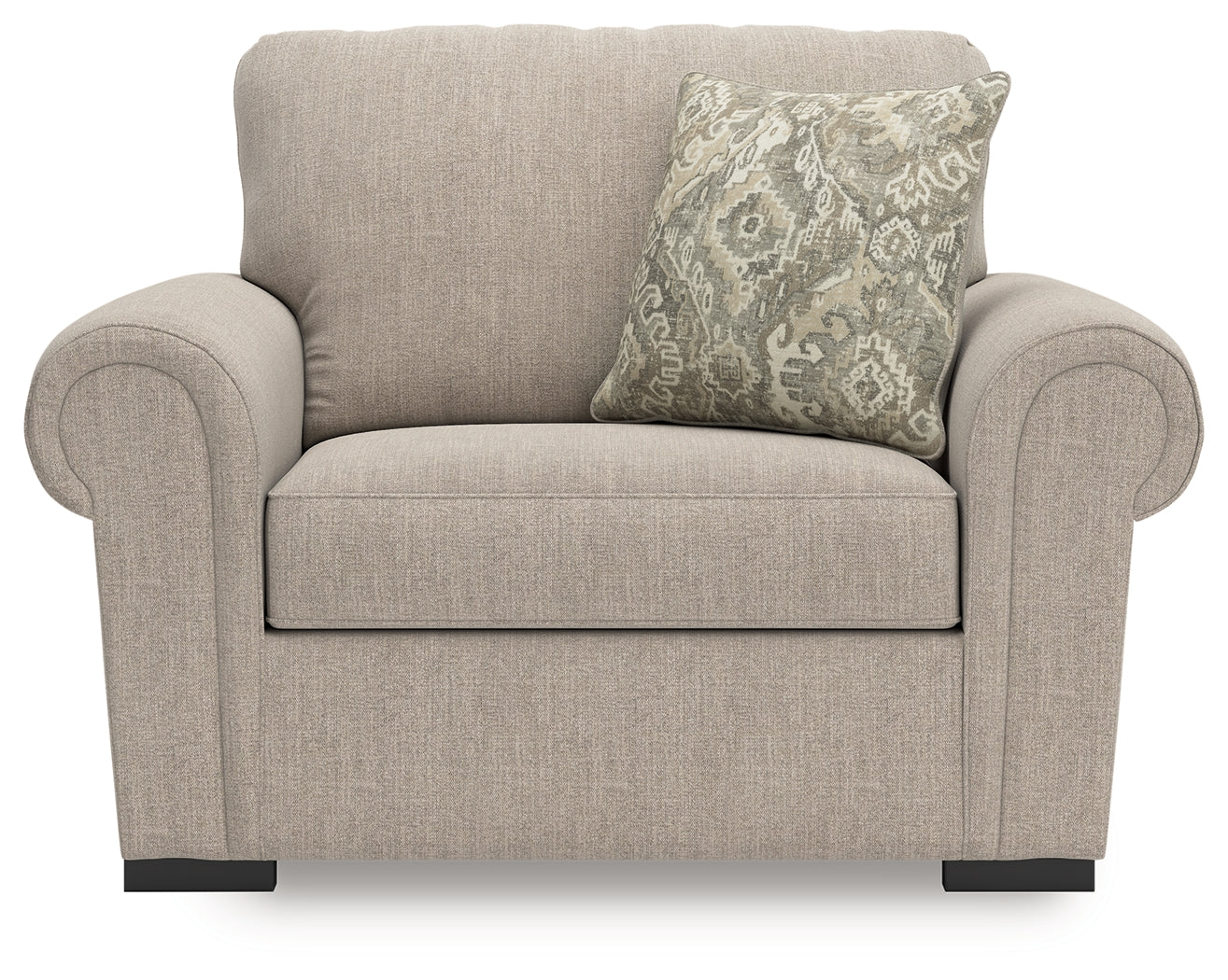 Sararose Heather Chenille Oversized Chair - Image 3