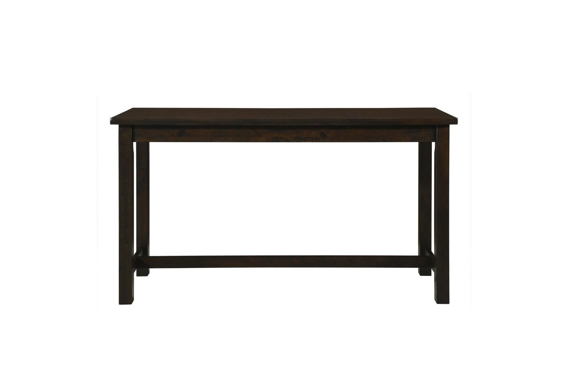 Connected Espresso Fabric Counter Height Set - Image 2