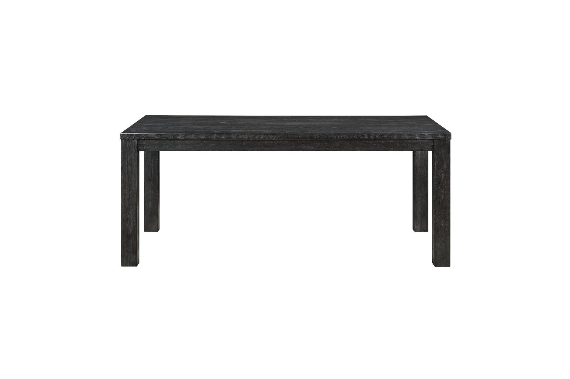 Orem Antique Black Oak Gray Fabric Dining Room Set - Image 2