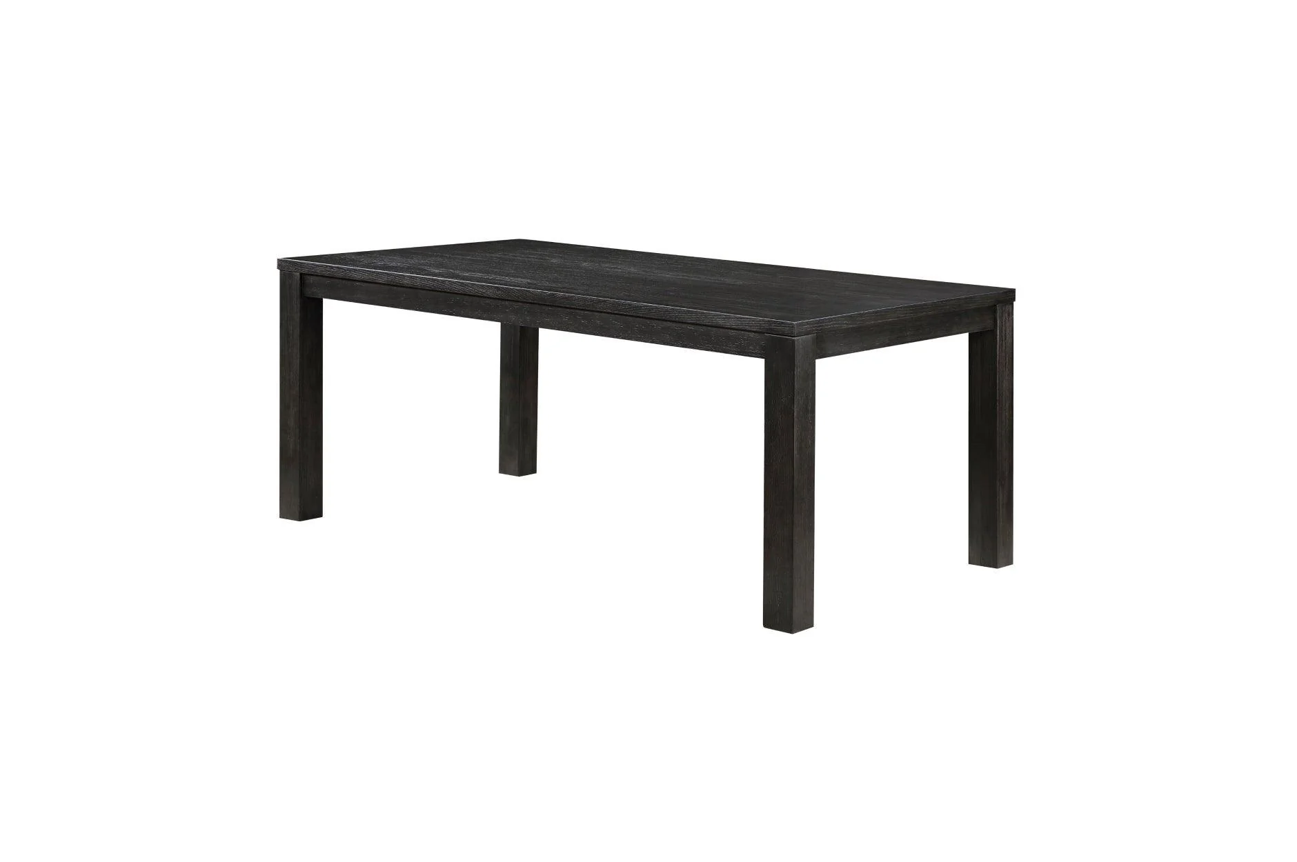 Orem Antique Black Oak Gray Fabric Dining Room Set - Image 3