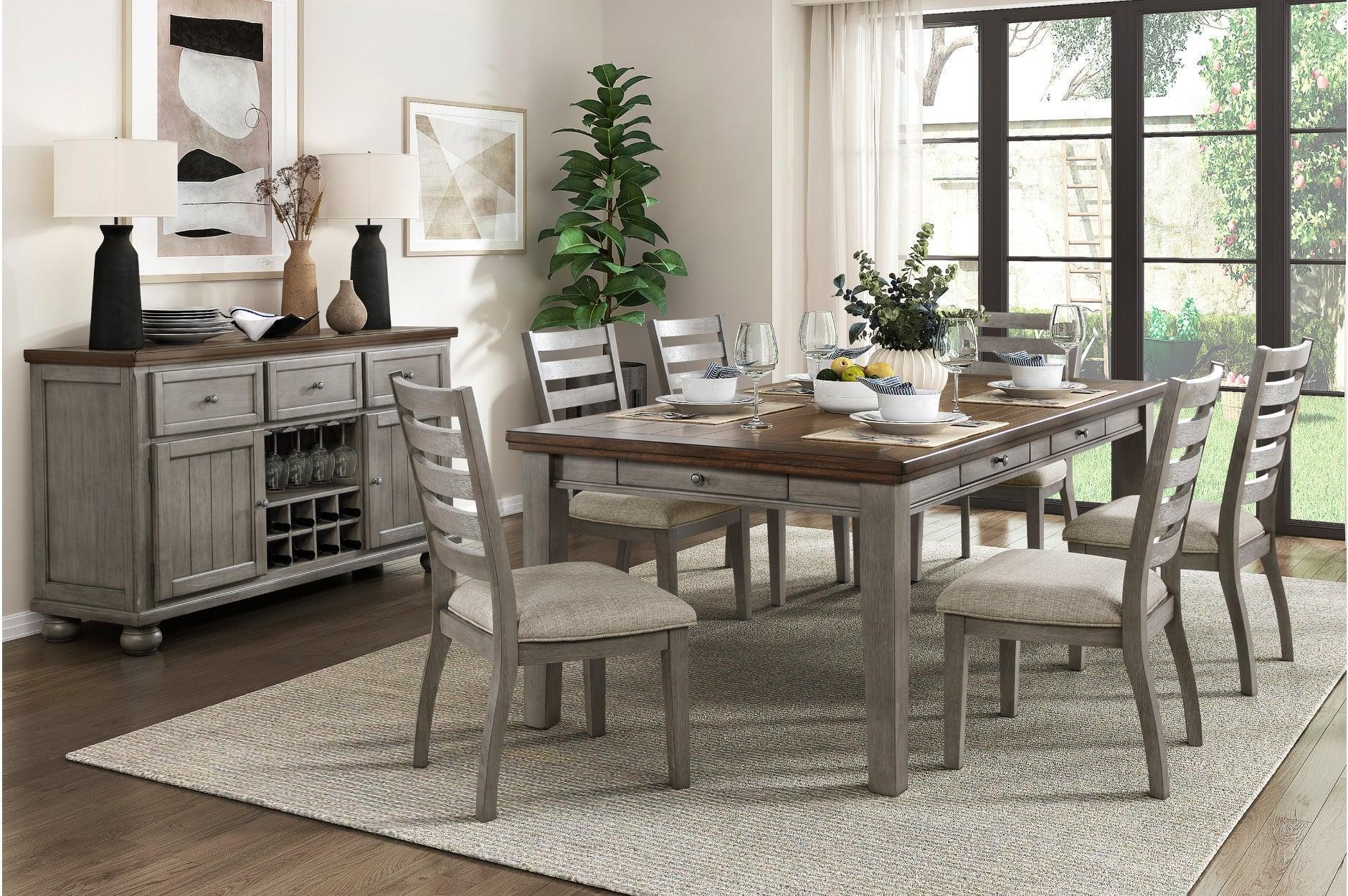Tigard Gray Dining Room Set - Image 1