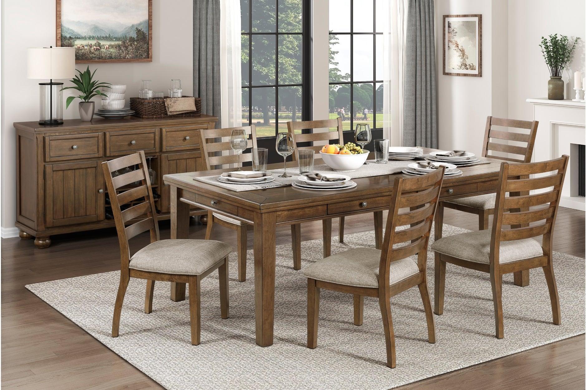 Tigard Brown Dining Room Set - Image 1