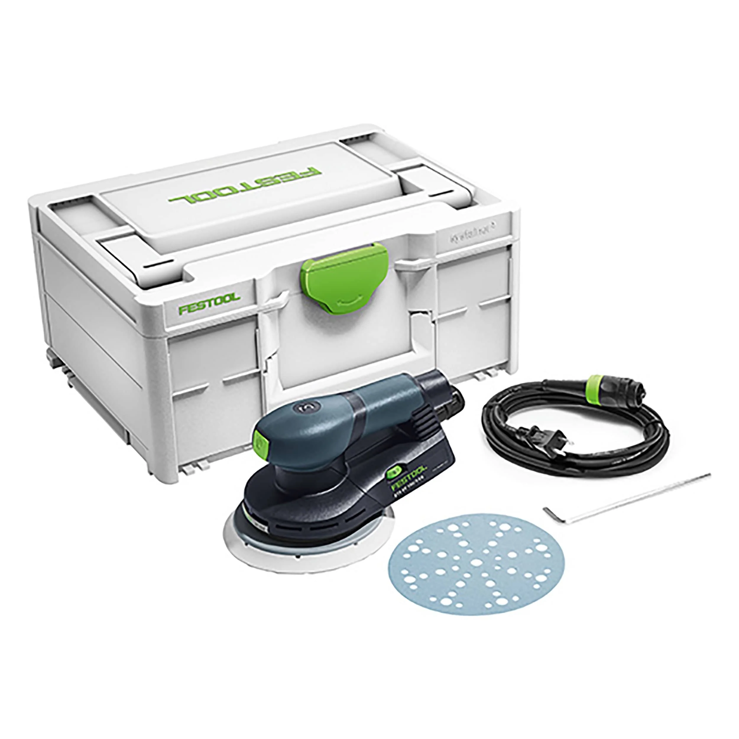 6″ Brushless Sander Model ETS EC 150/3 EQ-Plus, Multi-Jetstream 2, in systainer³
