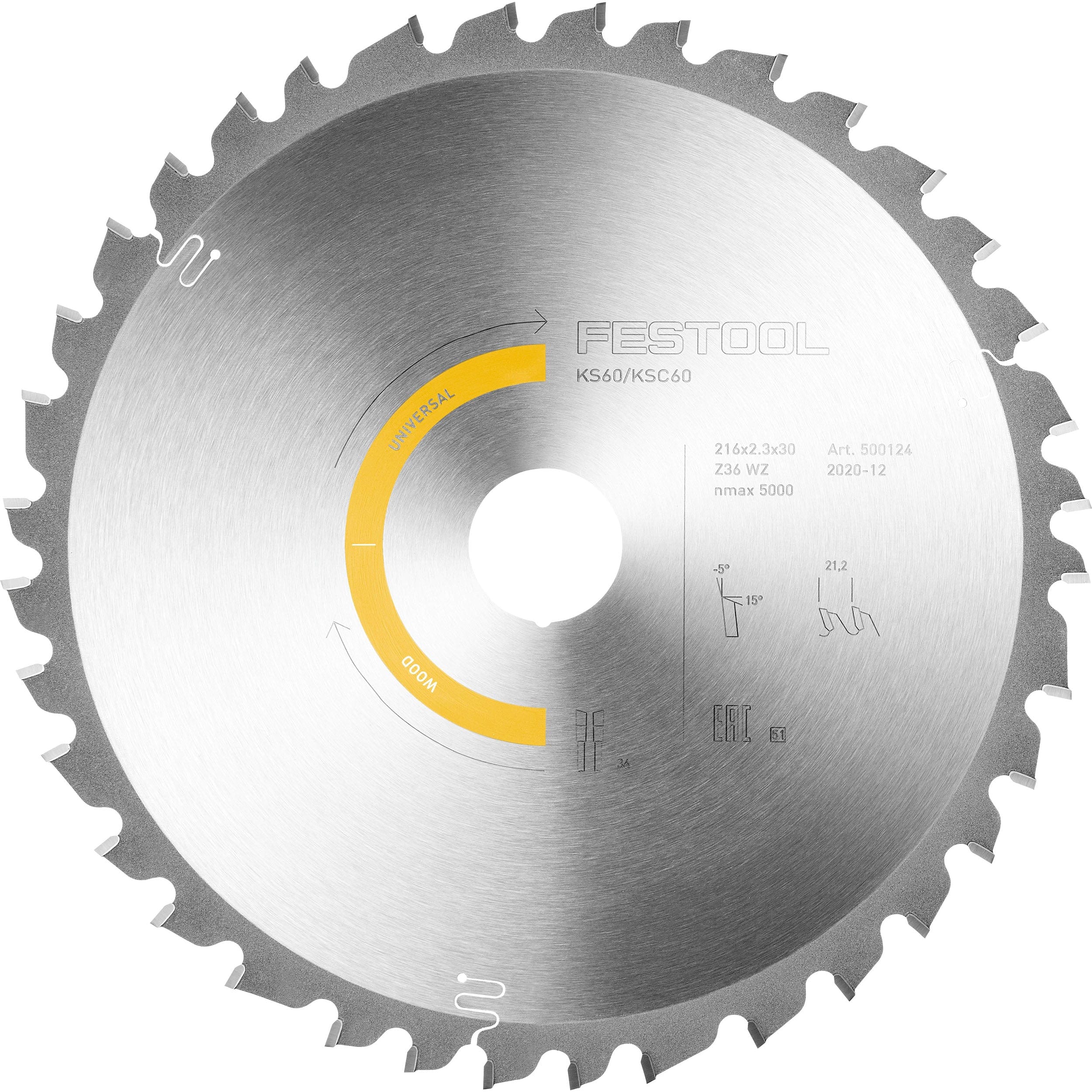 Wood Universal Saw Blade – 8-1/2″ x 36 Tooth – ATB