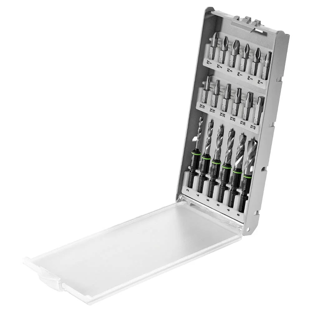 Centrotec Drill and Driver Bit Cassette BKS SYS3 D3-8 K CE/W F – 18 Piece