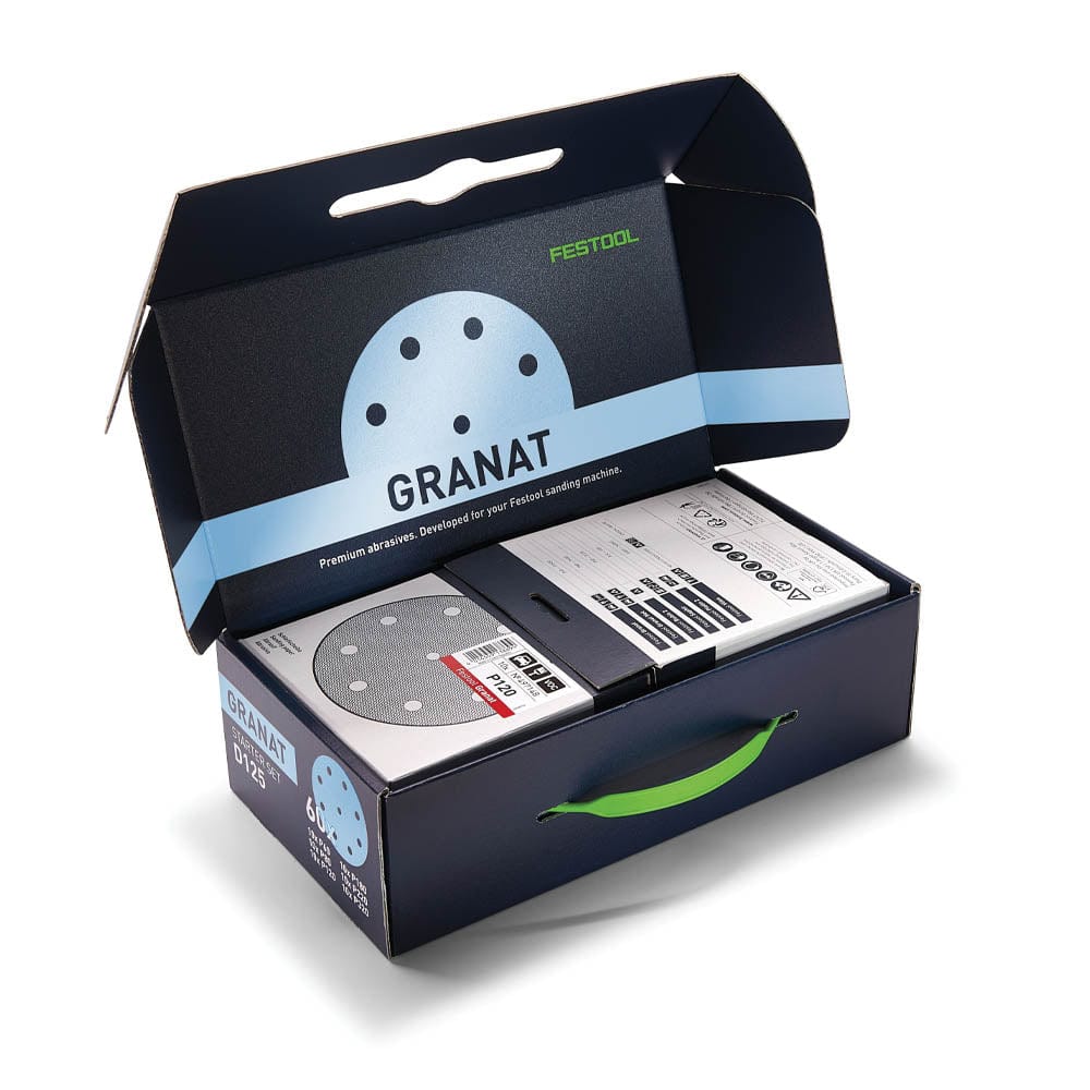 D125 Granat Sanding Starter Set - Image 1