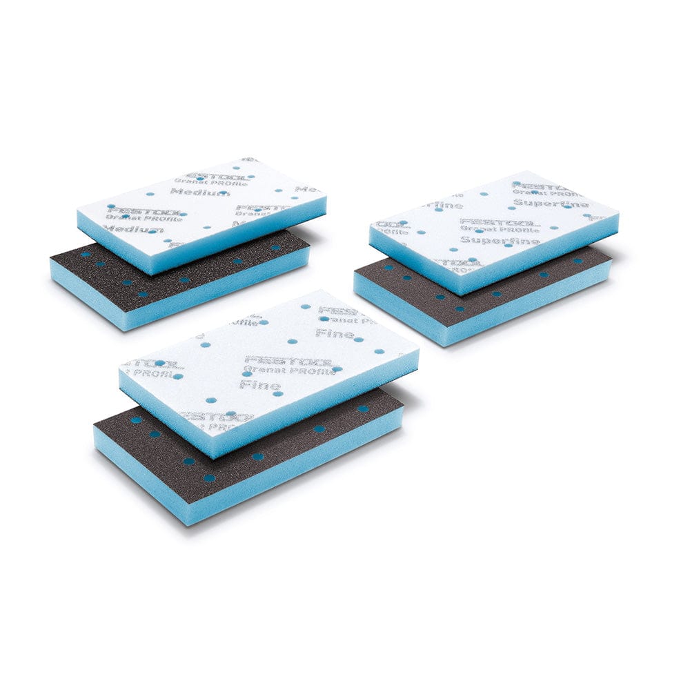Granat PROfile Foam Abrasive Sheet – 80×133 Medium-Superfine – 10 Pack Assortment