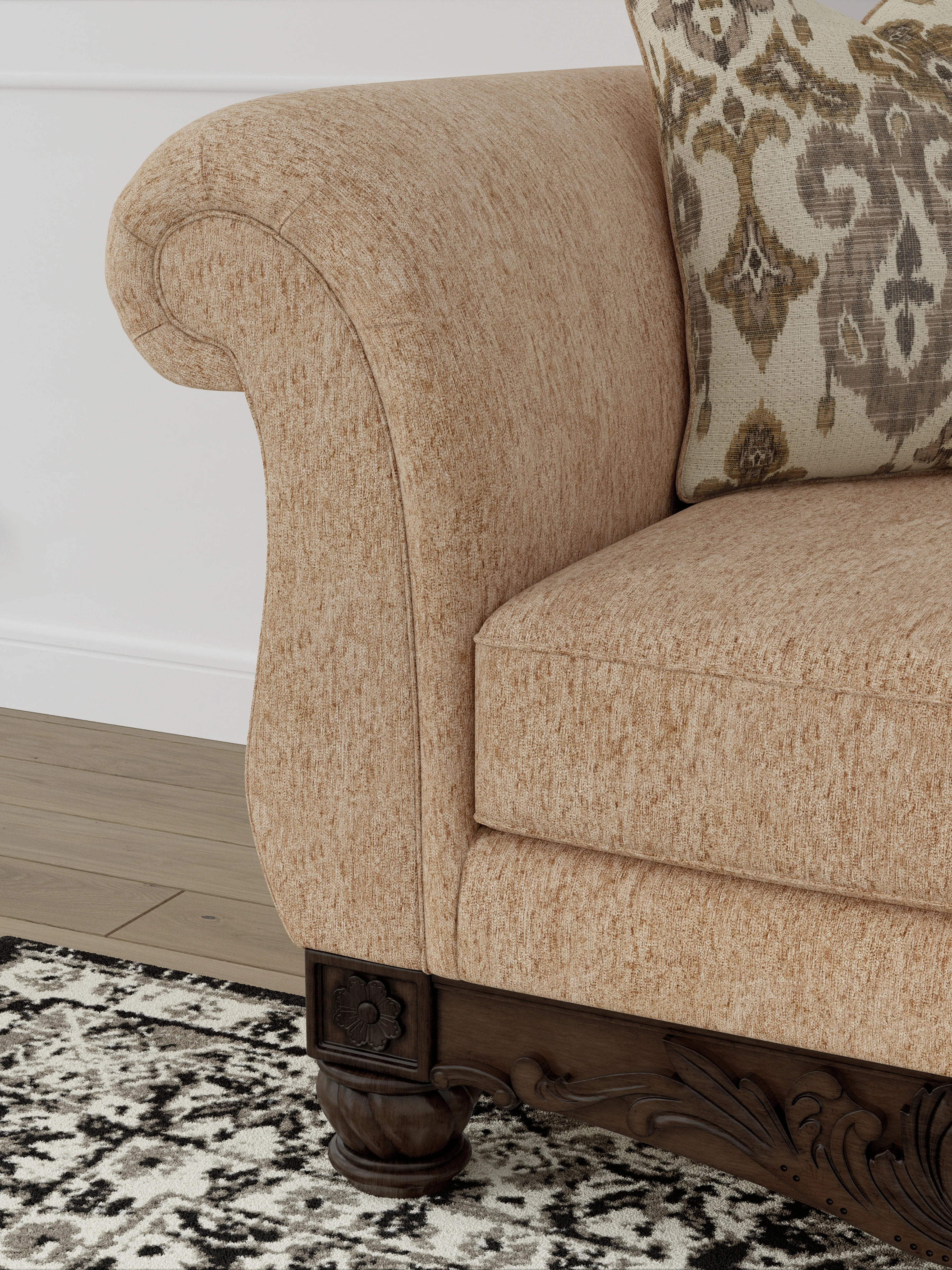 Chelsworth Golden Chenille Right-Arm Facing Corner Chaise - Image 3