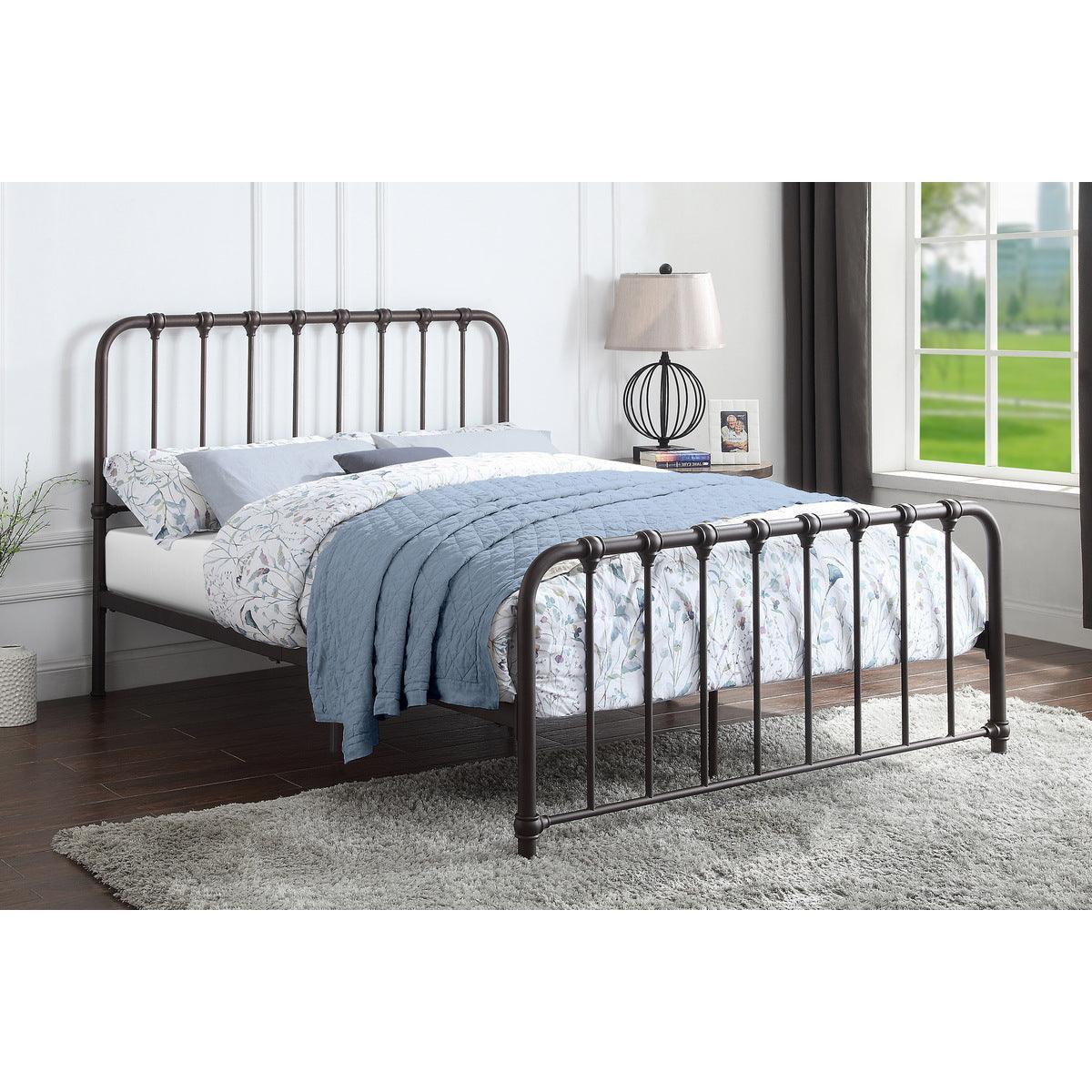 Bethany Dark Bronze Platform Queen Bed - Image 3