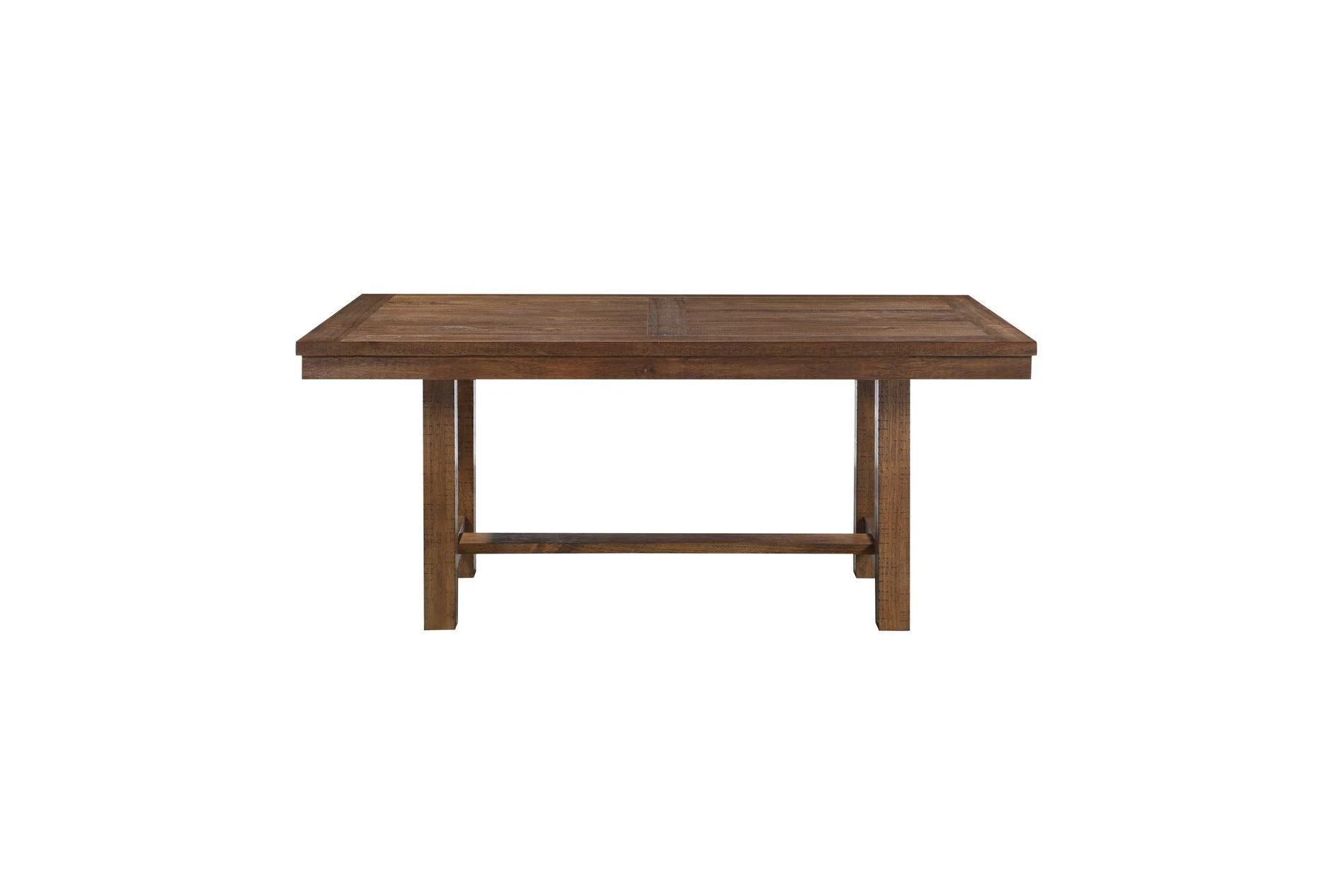 Bonner Brown Beige Fabric Rectangular Dining Room Set - Image 3