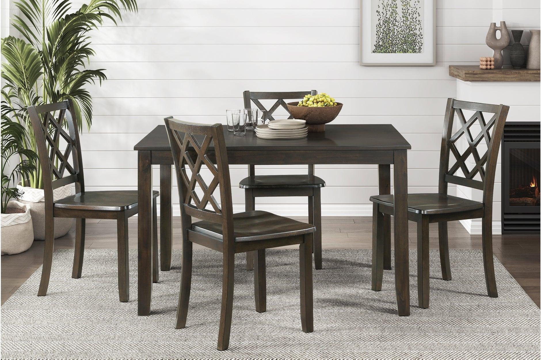 Stowe Dark Gray Dining Room Set - Image 1