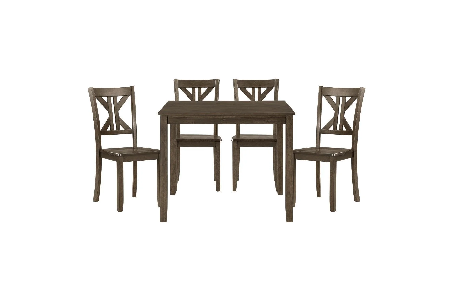 Rivera Charcoal Brown Square Dining Room Set - Image 2