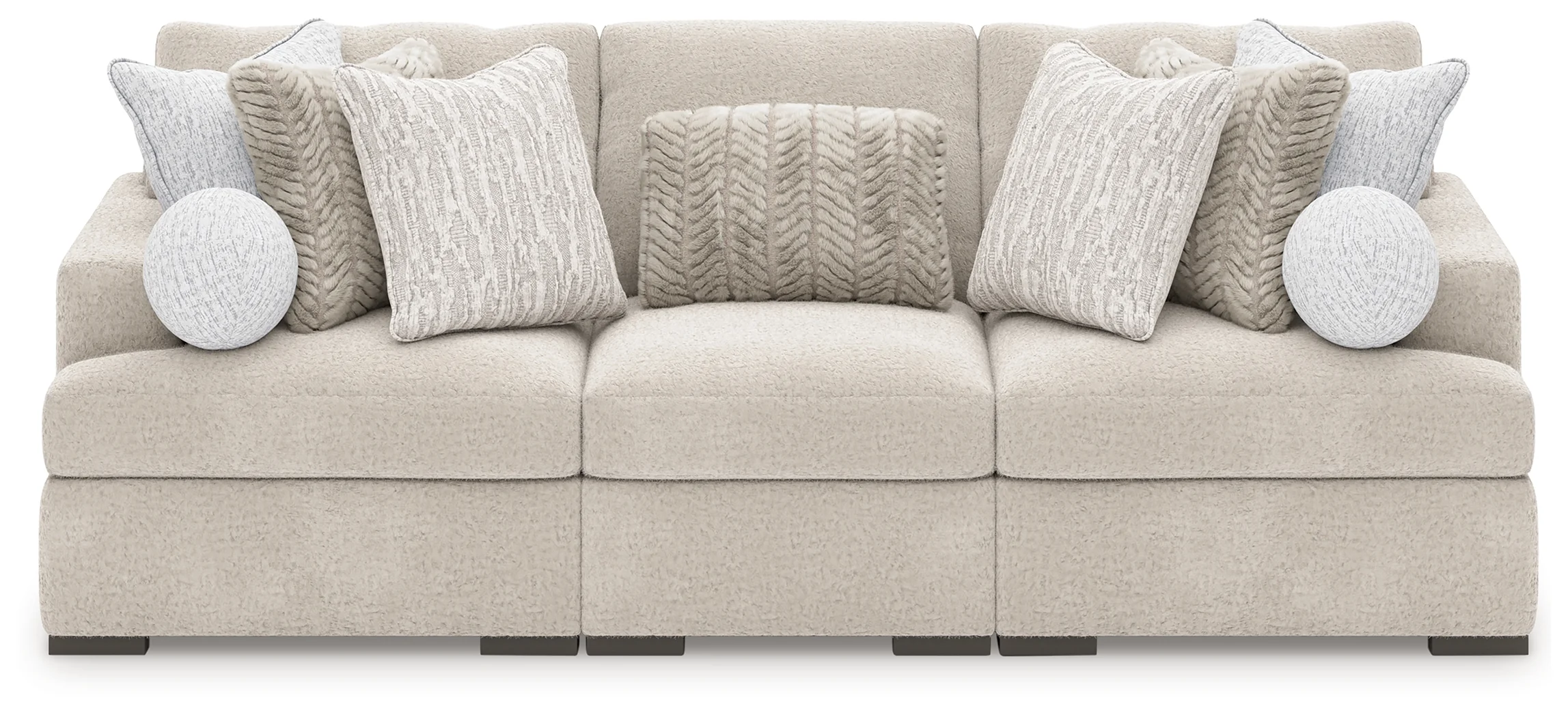 Cuddle Plush Arctic 3-Piece Sectional - Image 2