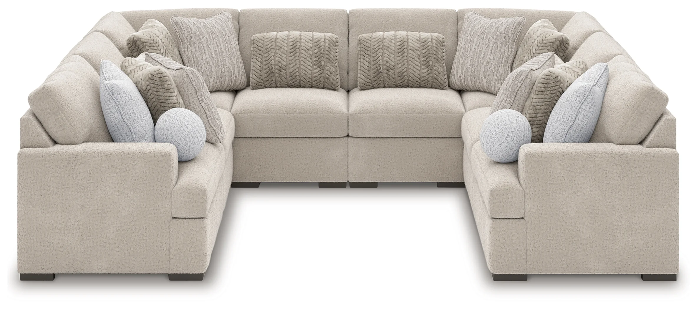 Cuddle Plush Arctic 10-Piece Sectional - Image 2