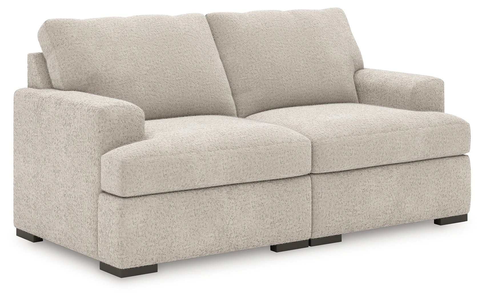 Cuddle Plush Arctic 2-Piece Sectional - Image 2