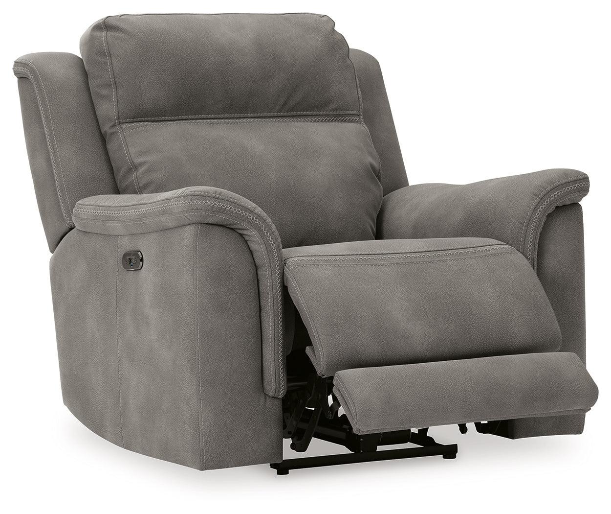 Next-Gen Durapella Slate Microfiber Power Recliner - Image 3