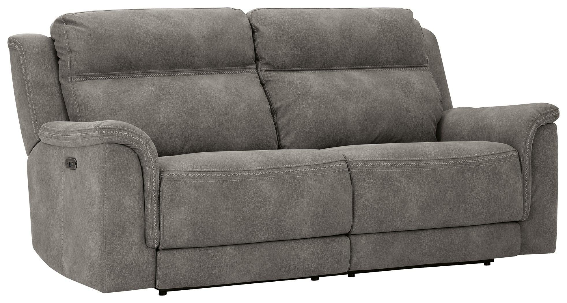 Next-Gen Durapella Slate Microfiber Power Reclining Sofa - Image 2