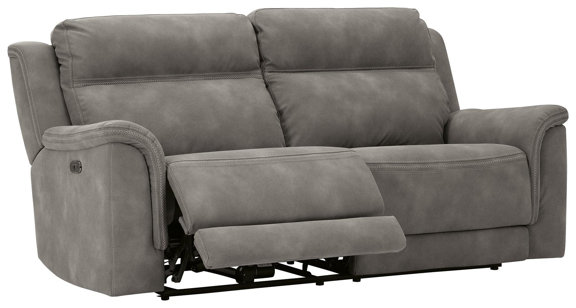 Next-Gen Durapella Slate Microfiber Power Reclining Sofa - Image 3