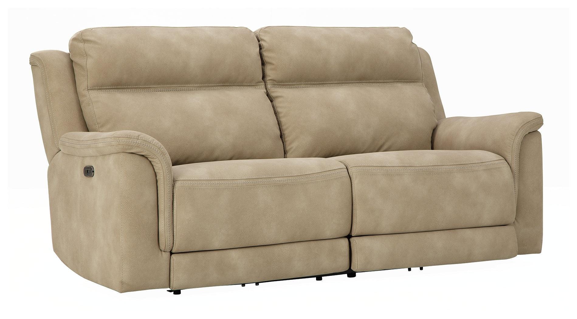 Next-Gen Durapella Sand Microfiber Power Reclining Sofa - Image 2