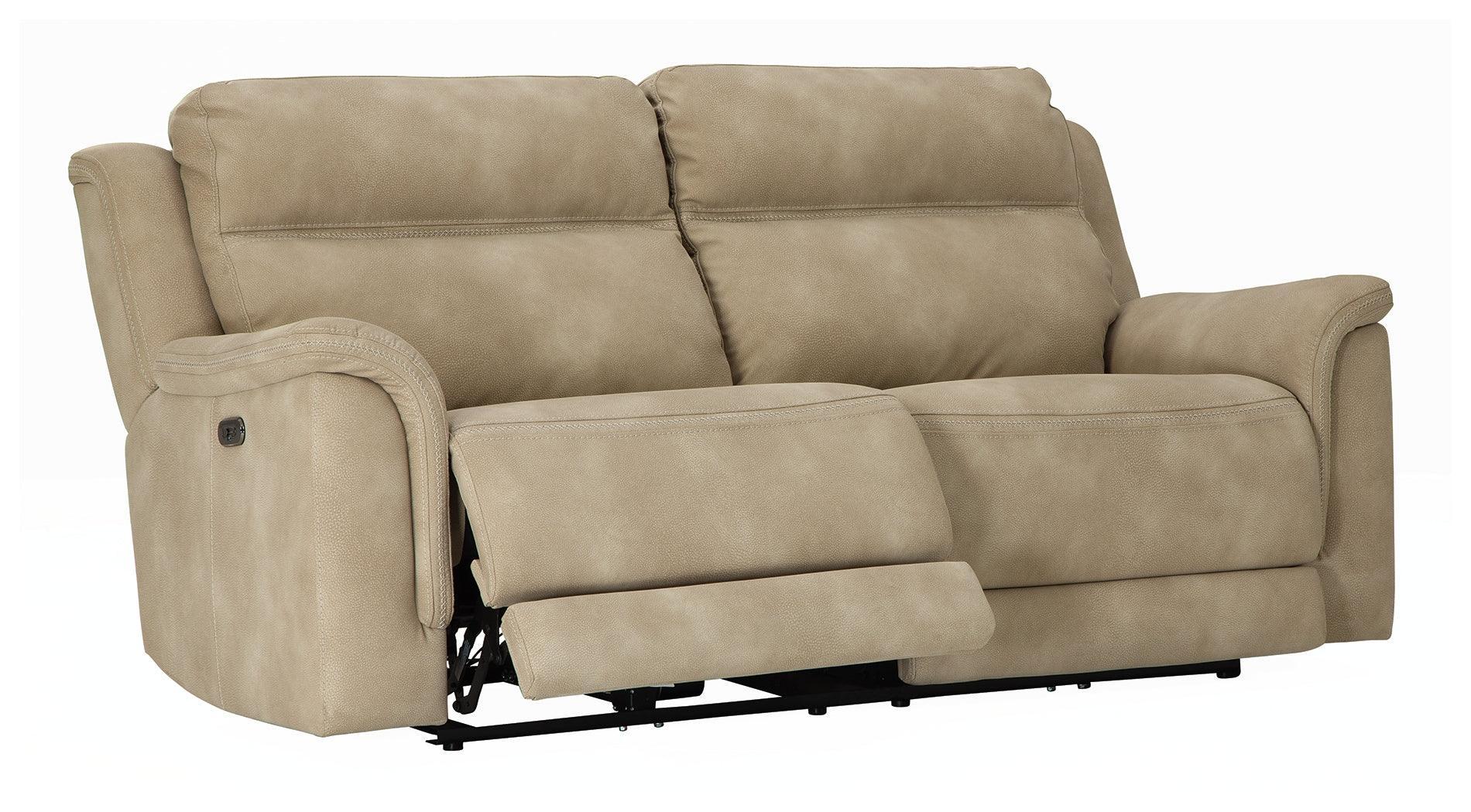 Next-Gen Durapella Sand Microfiber Power Reclining Sofa - Image 3