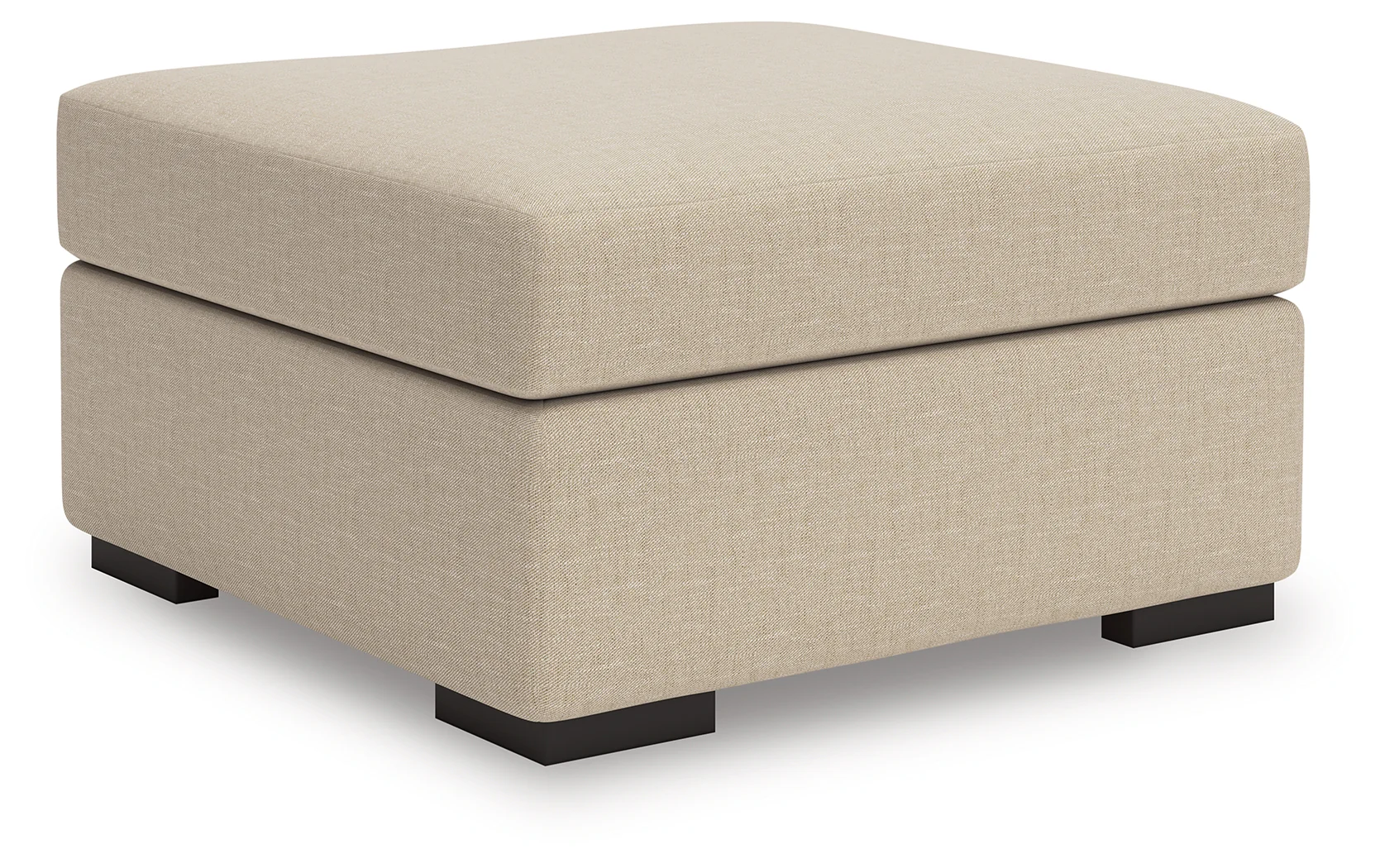 LadyMae Twill Performance Fabric,Next-Gen Nuvella™ Oversized Accent Ottoman - Image 2