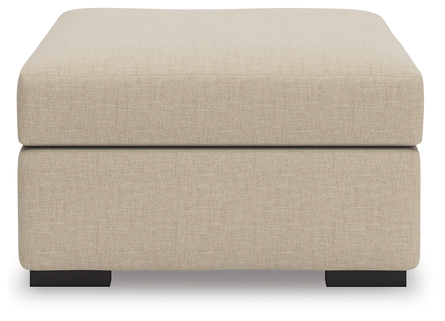 LadyMae Twill Performance Fabric,Next-Gen Nuvella™ Oversized Accent Ottoman - Image 3
