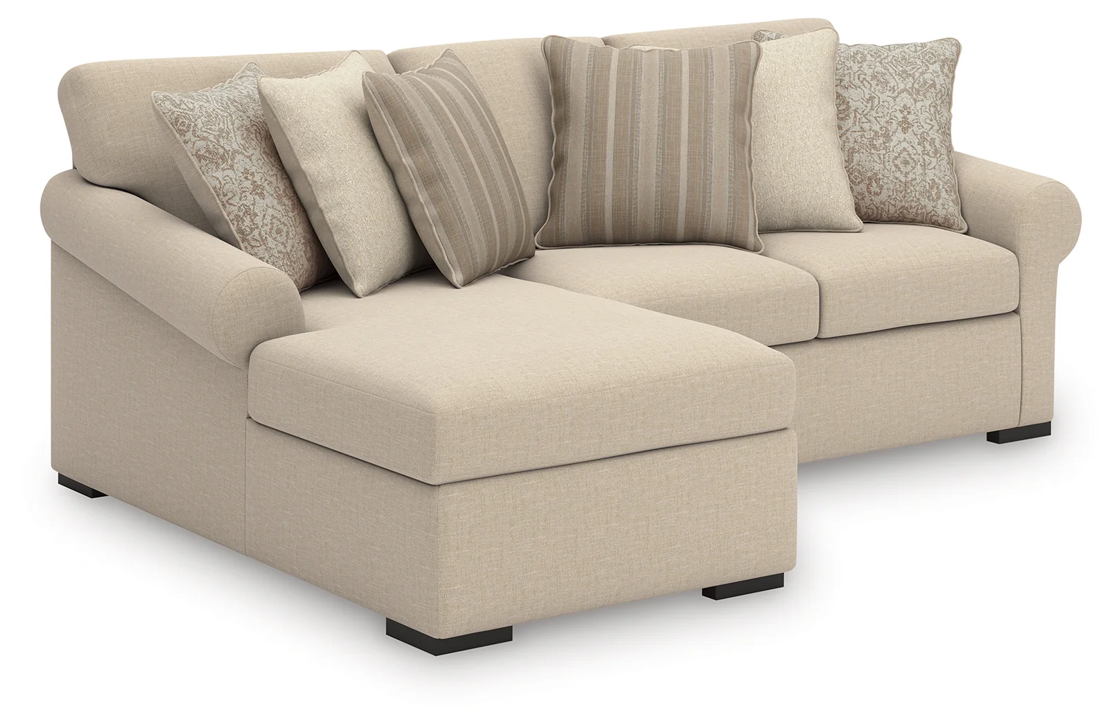 LadyMae Twill Performance Fabric,Next-Gen Nuvella™ 2-Piece Sectional with Chaise - Image 1