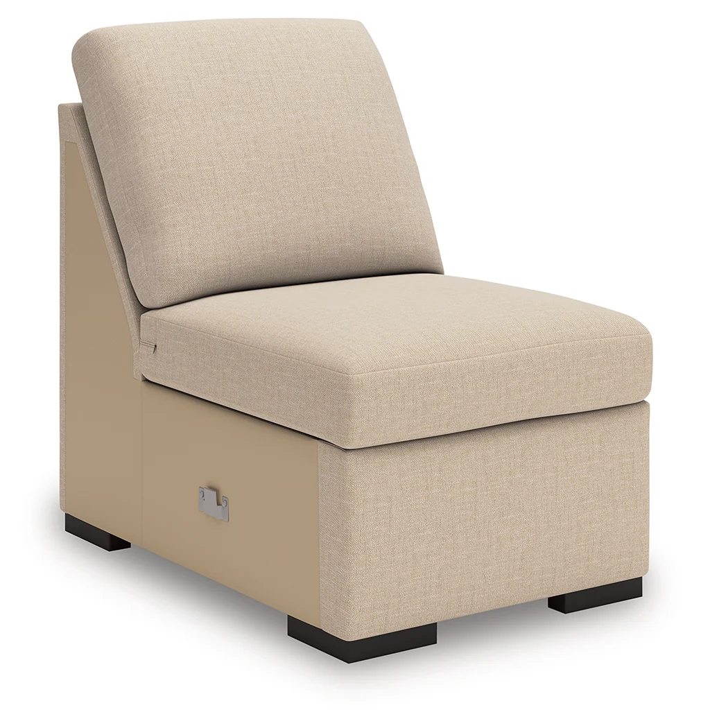 LadyMae Twill 4-Piece Sectional - Image 3