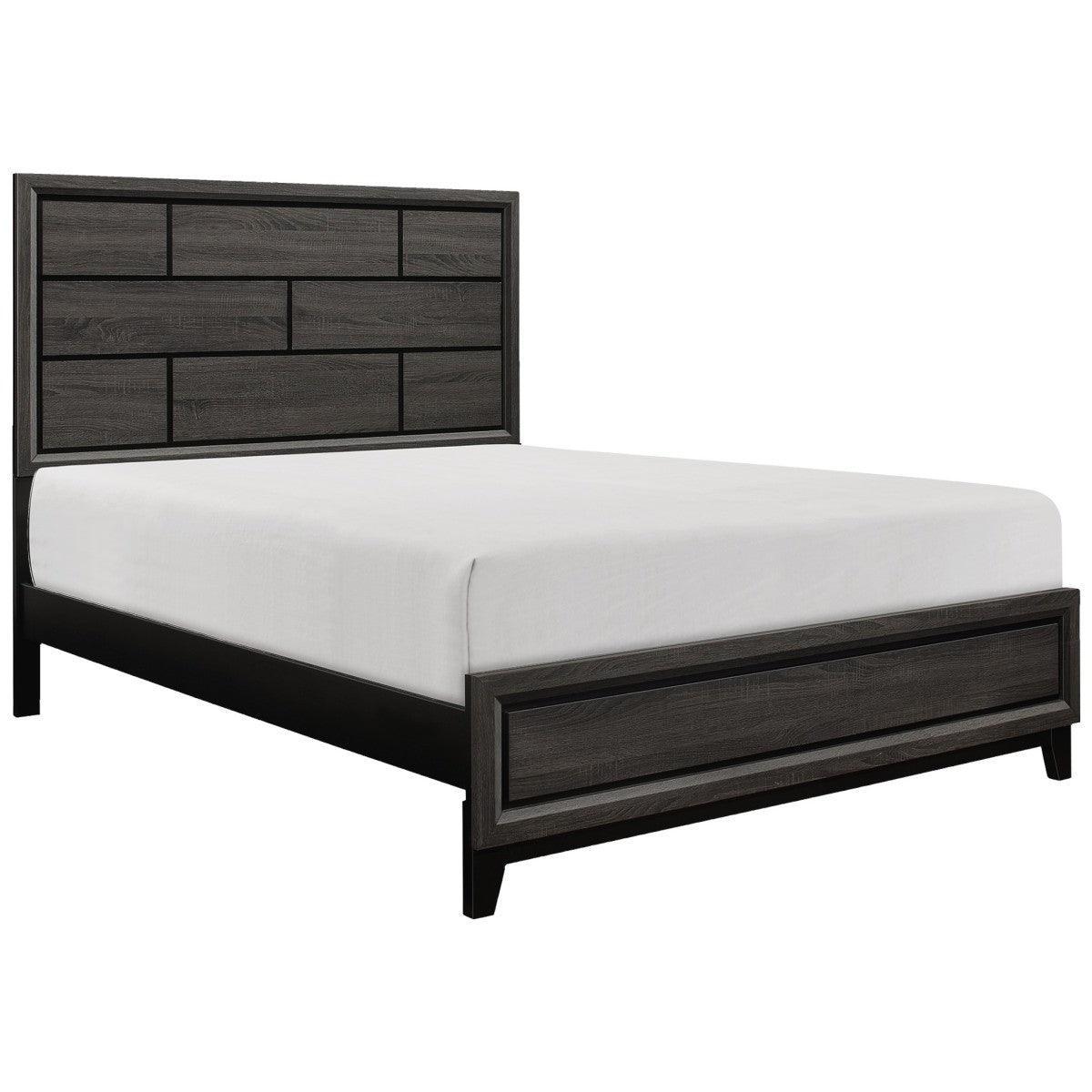 Davi Gray Faux Full Bed - Image 2