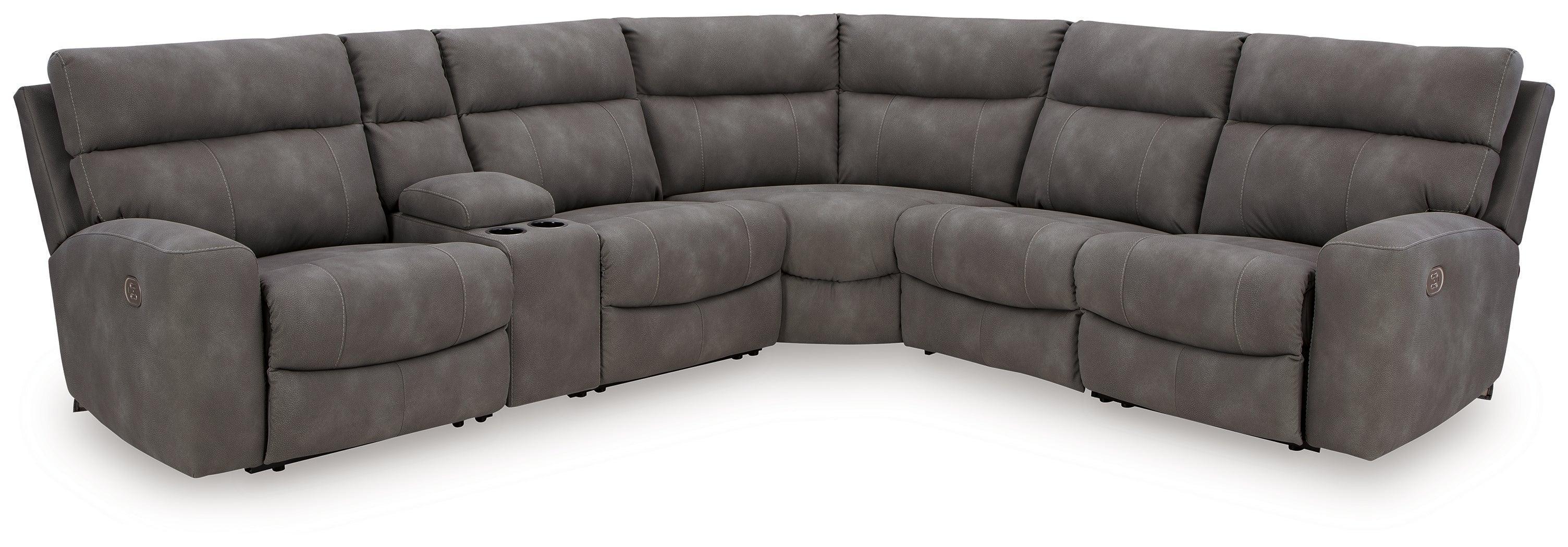 Next-Gen Durapella Slate 6-Piece Power Reclining Sectional - Image 2