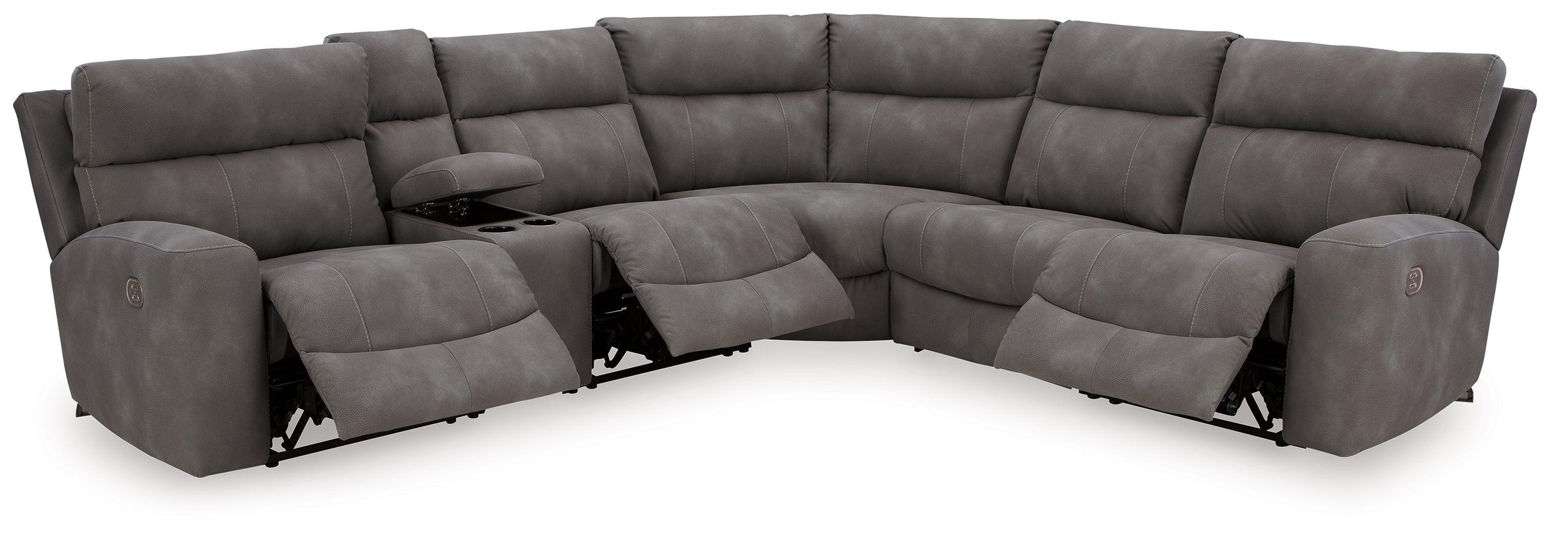 Next-Gen Durapella Slate 6-Piece Power Reclining Sectional - Image 3