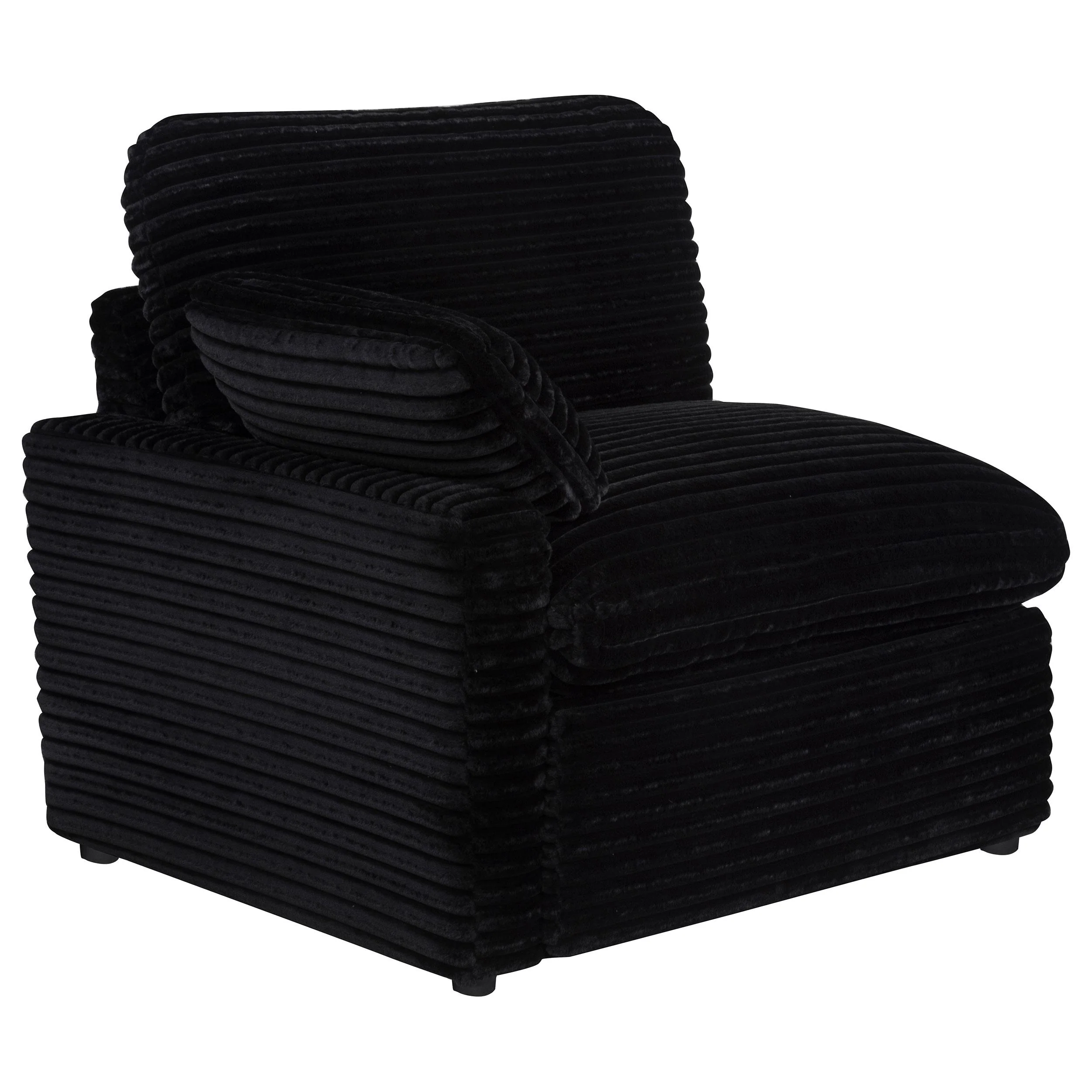 Collins Modular Power Loveseat Black - Image 3