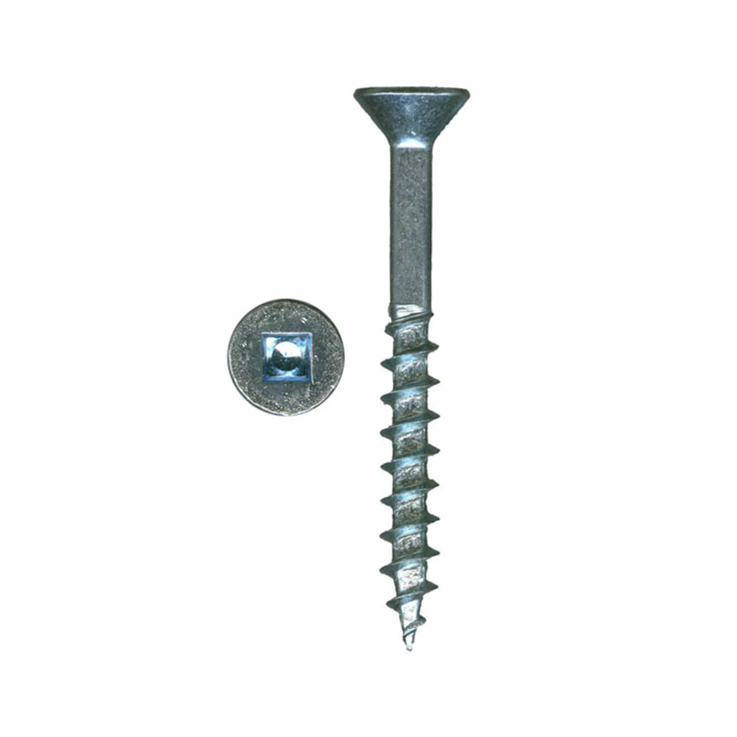 Woodworking Screws – XT Square Drive – Flat Head – 100 Piece