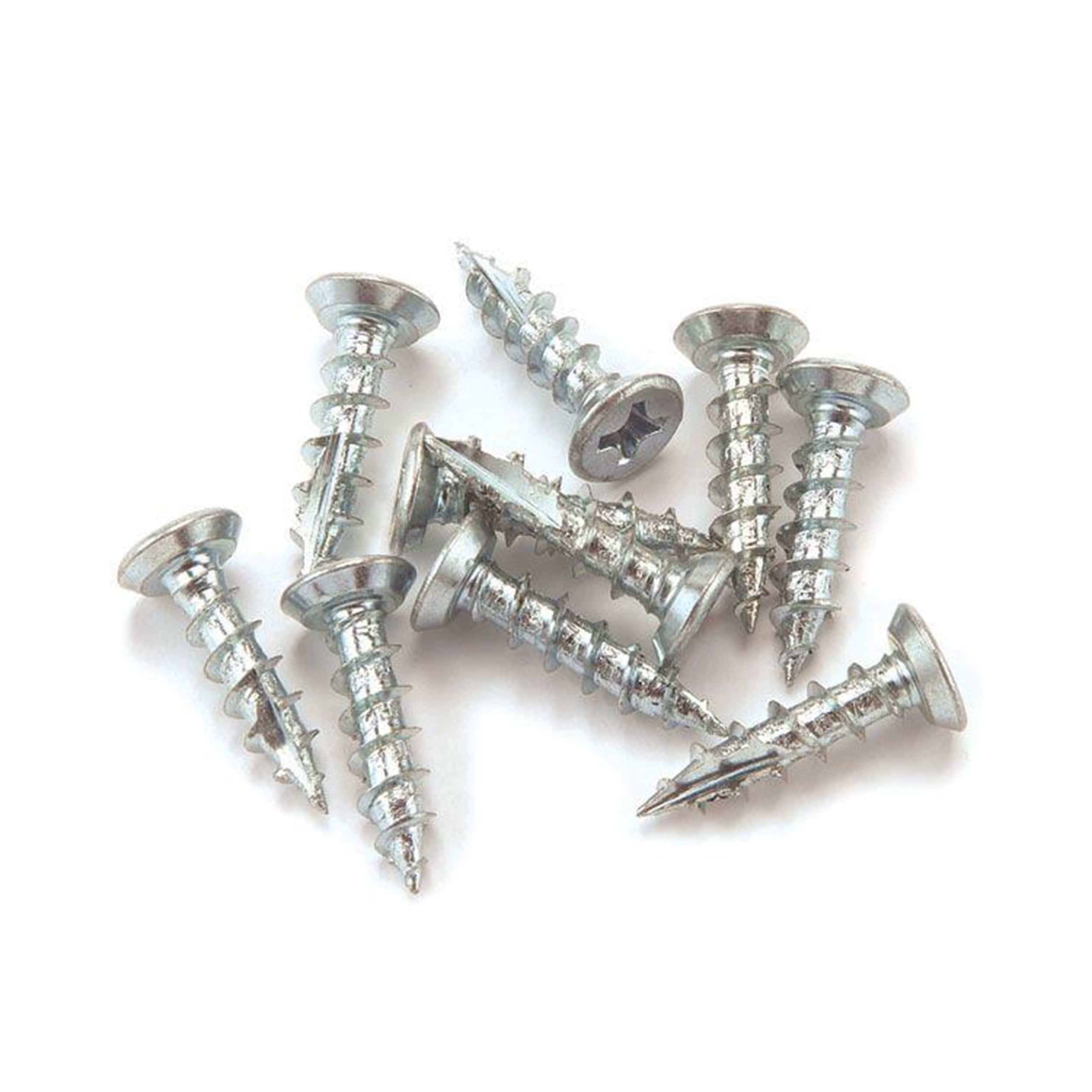 European Slide Screws - Undercut Flat Head - Phillips Drive - Zinc - 100 Piece - Image 2