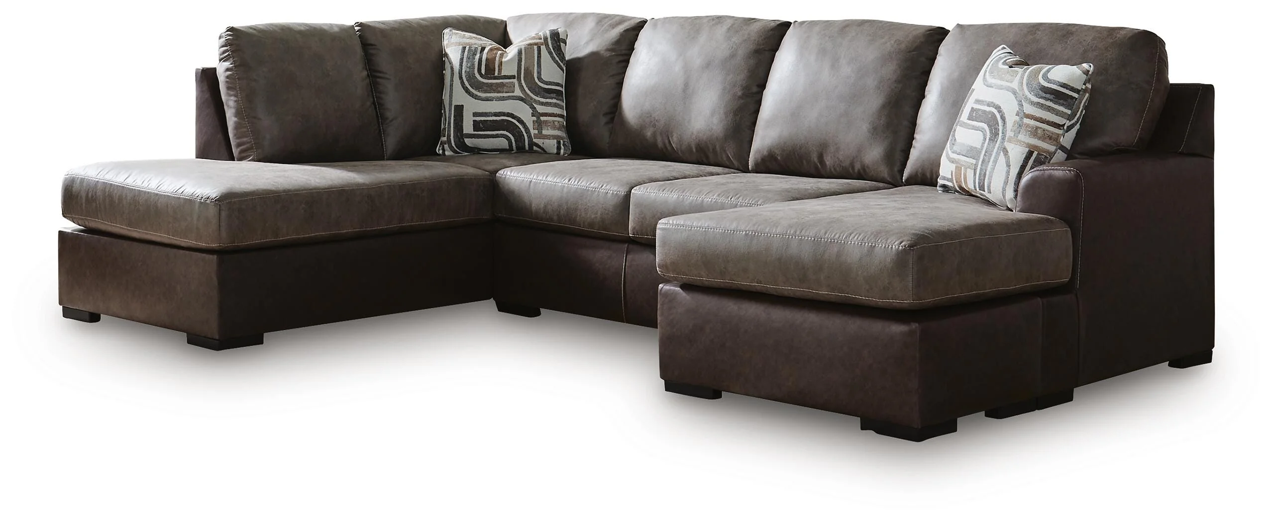 Castille Way Fossil 2-Piece Sleeper Sectional with Chaise - Image 2