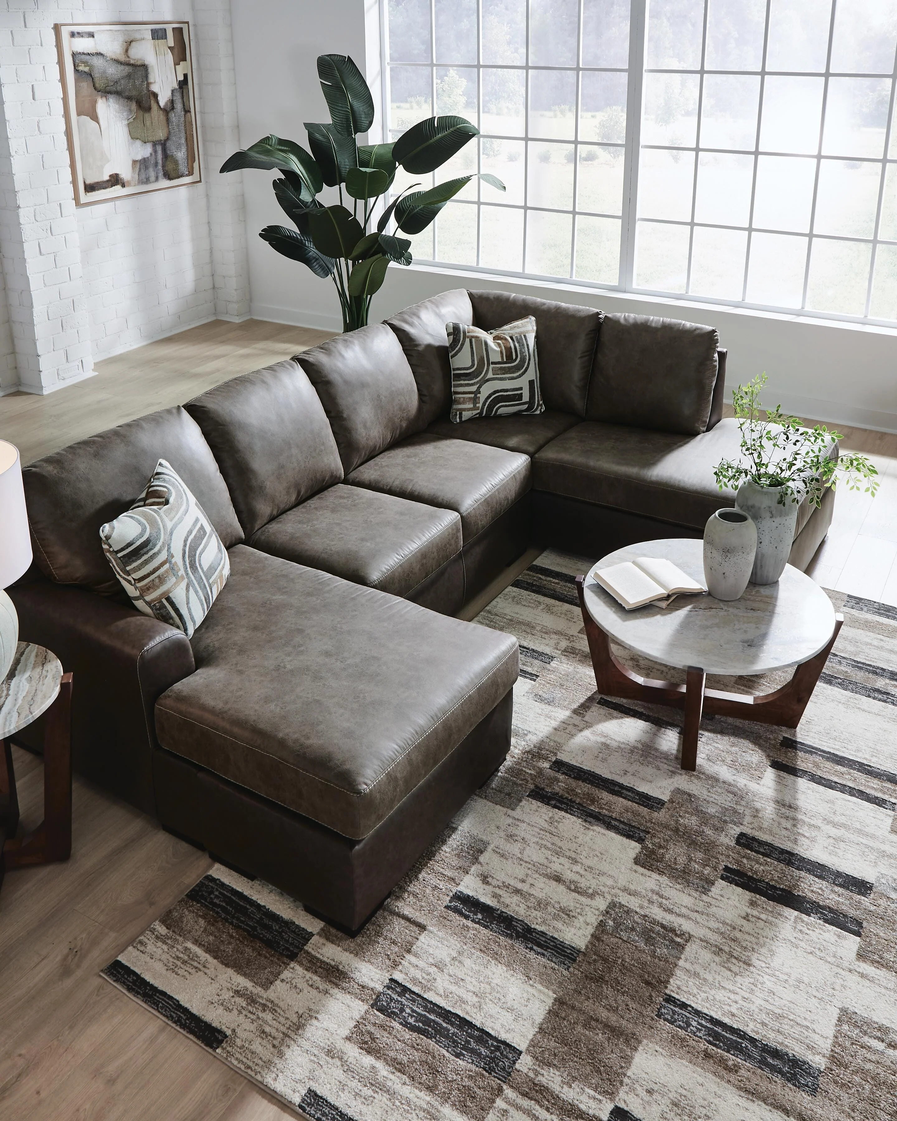 Castille Way Fossil 2-Piece Sectional with Chaise - Image 3