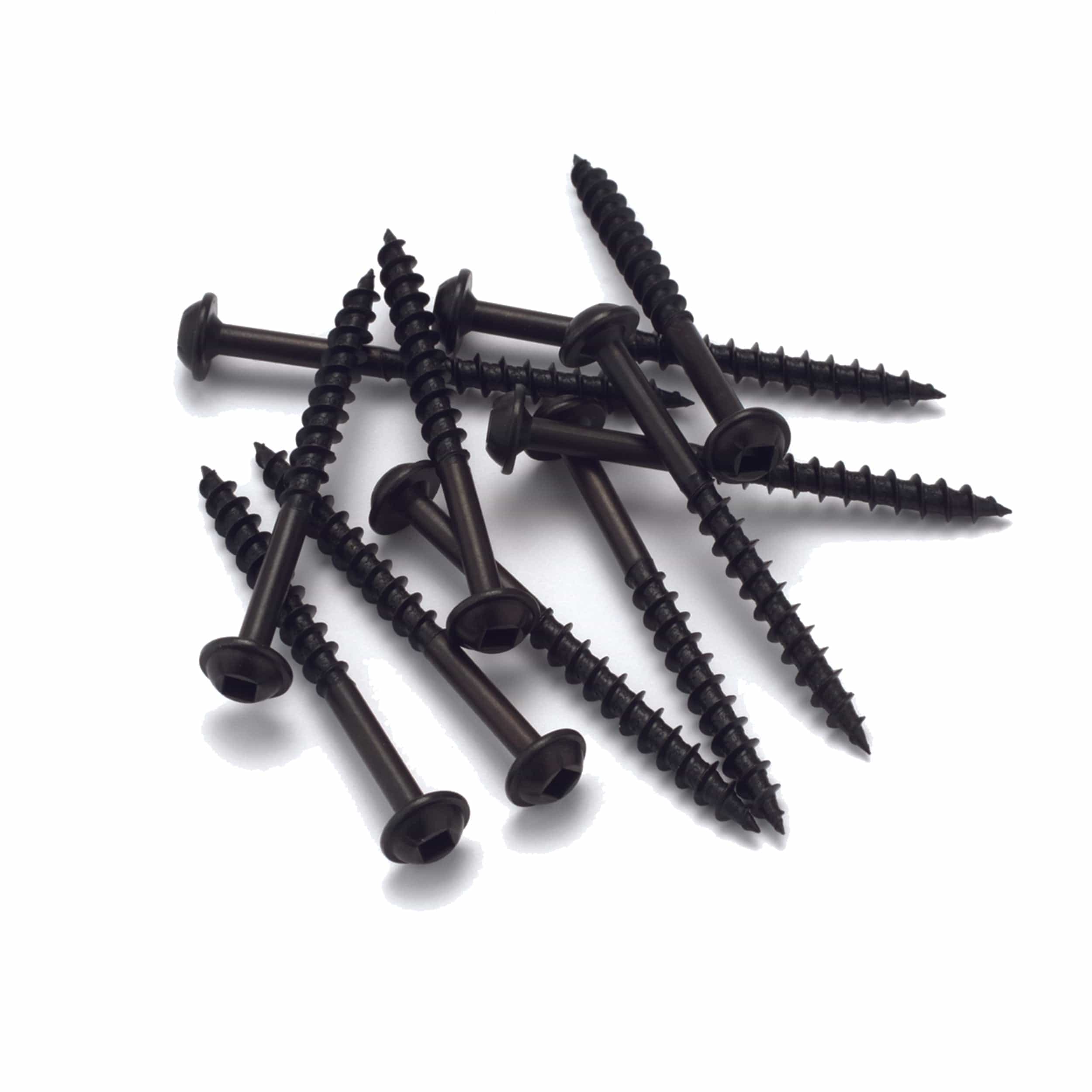 Washer Head Screws - Round - Square Drive - Black Oxide - 100 Piece - Image 3